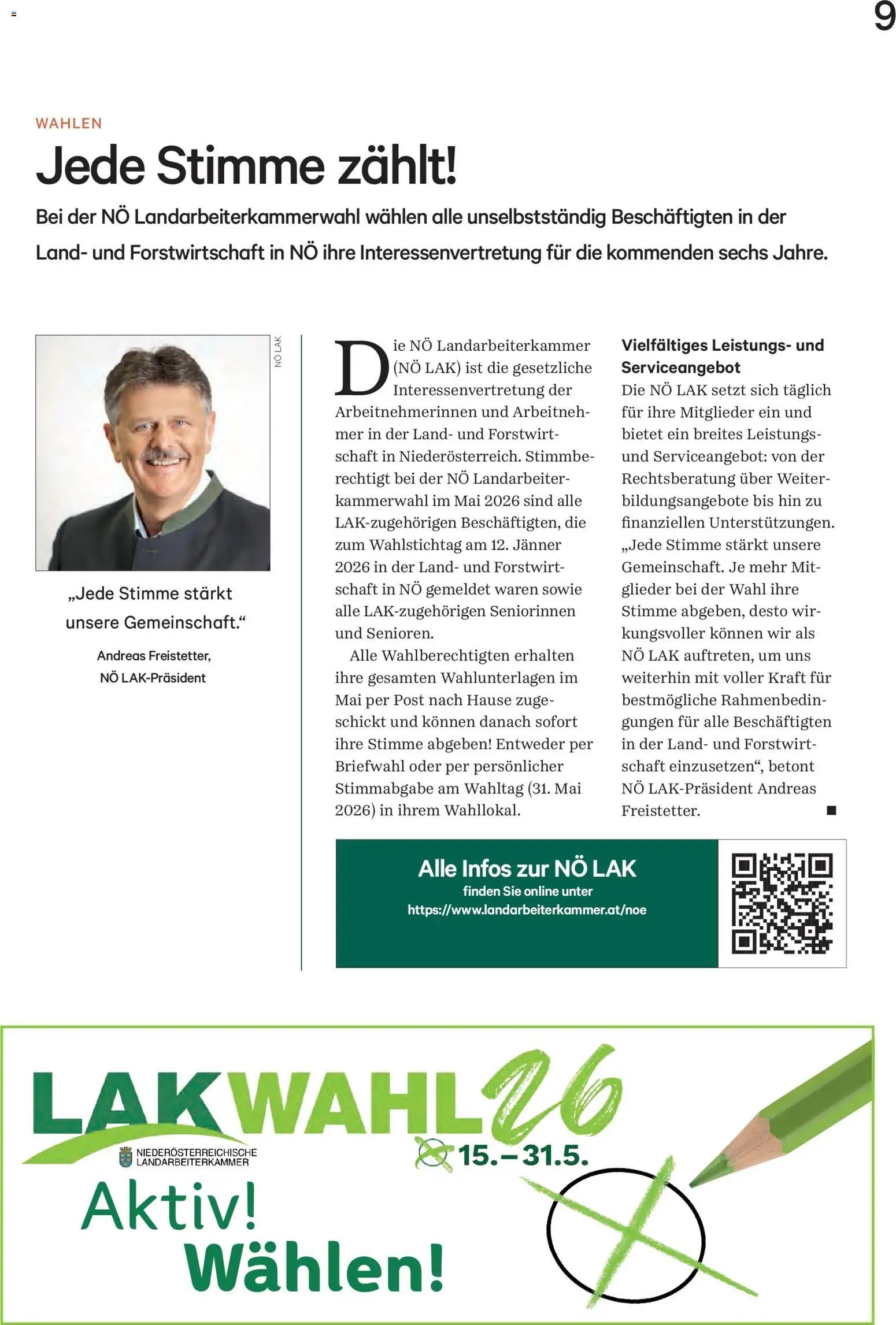 Lagerhaus Unser Land Mai 2025