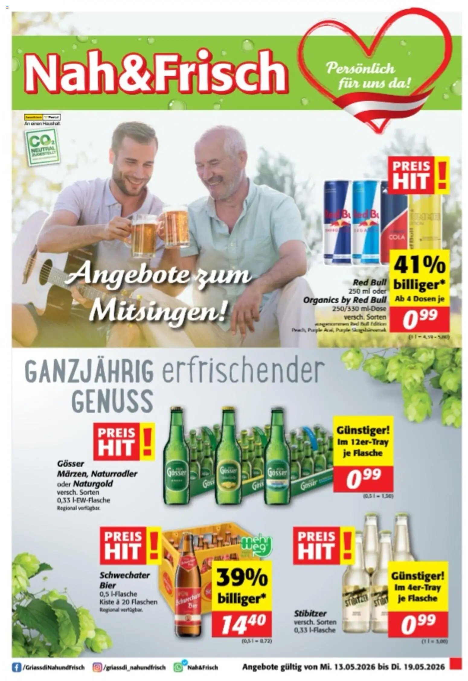 Nah und Frisch Flugblatt