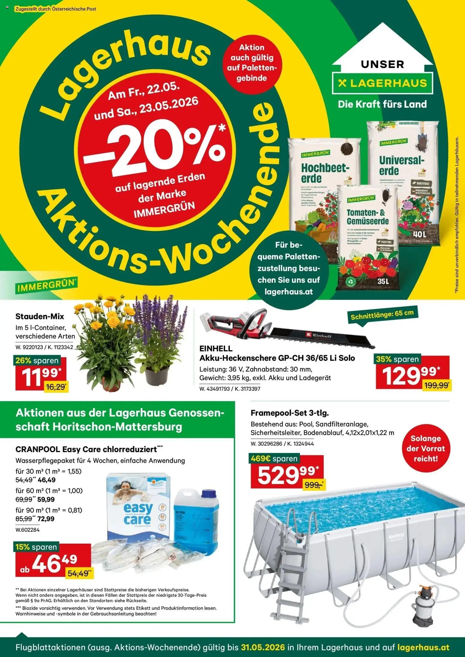 Lagerhaus Wochen Angebote