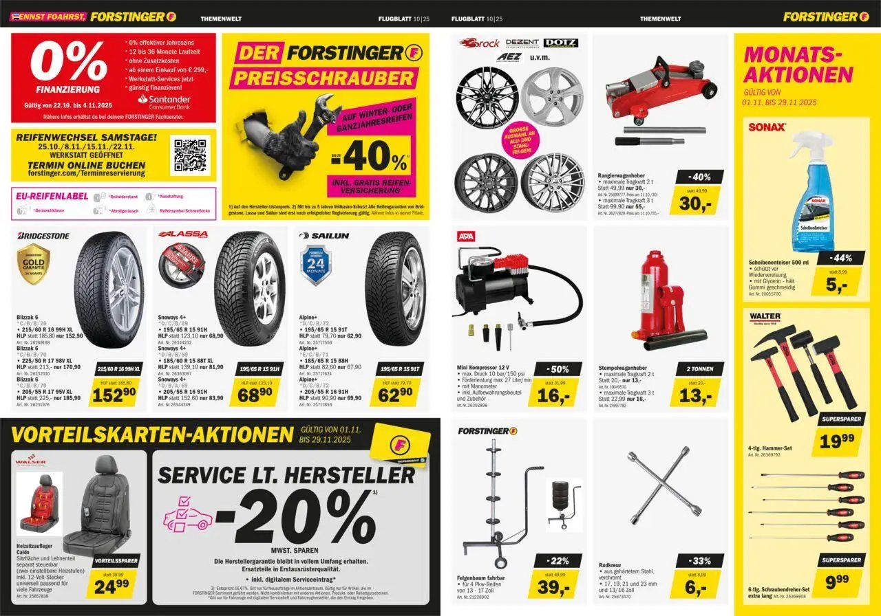 Forstinger Flugblatt