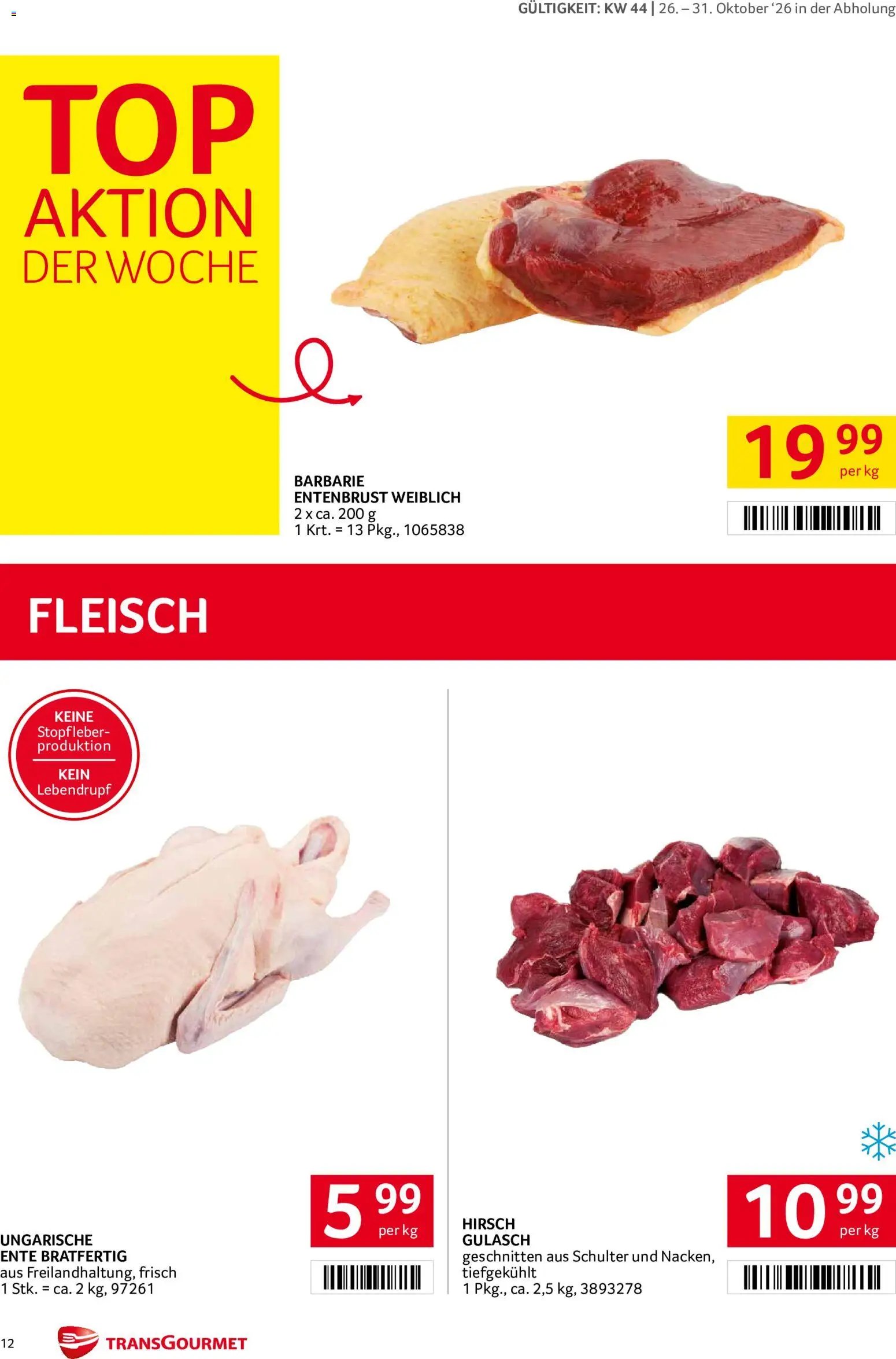 Transgourmet Abhol Aktion