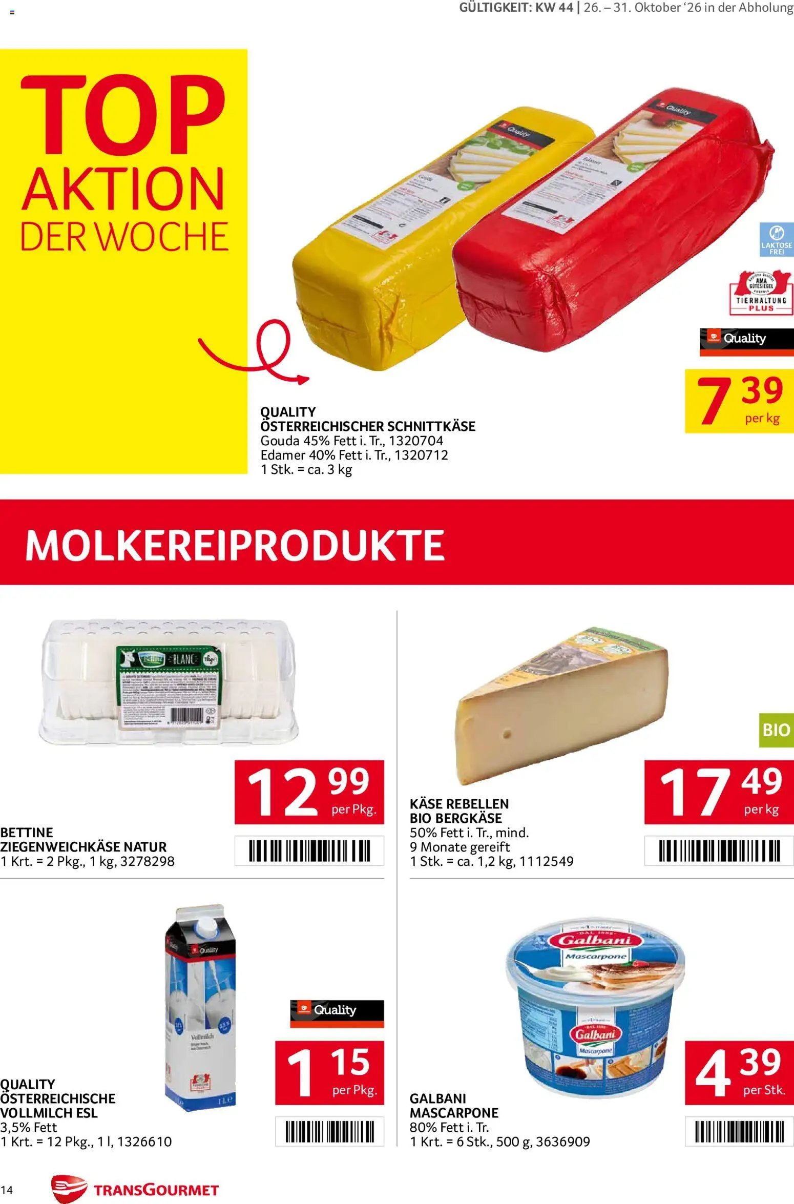 Transgourmet Abhol Aktion