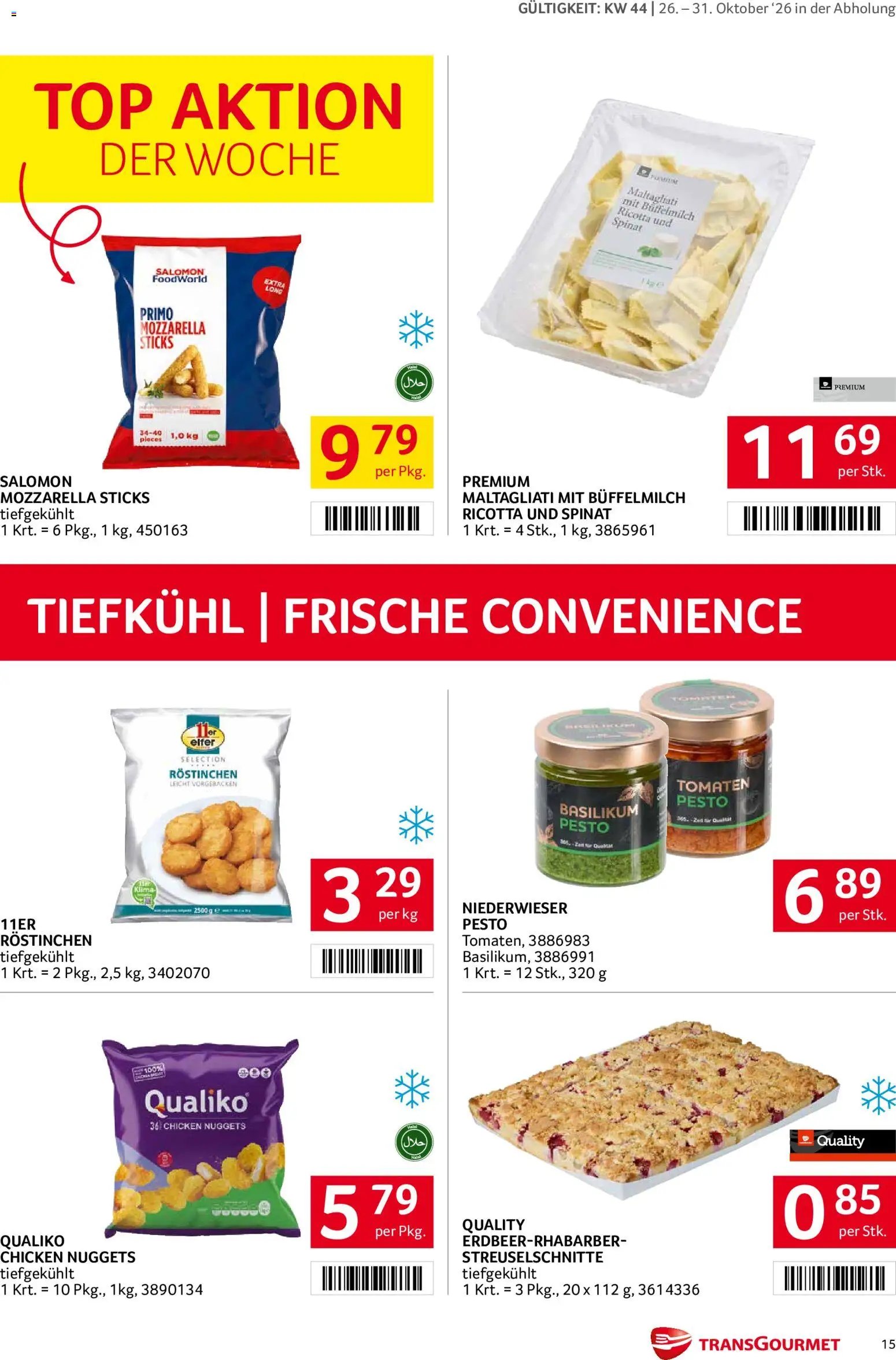 Transgourmet Abhol Aktion