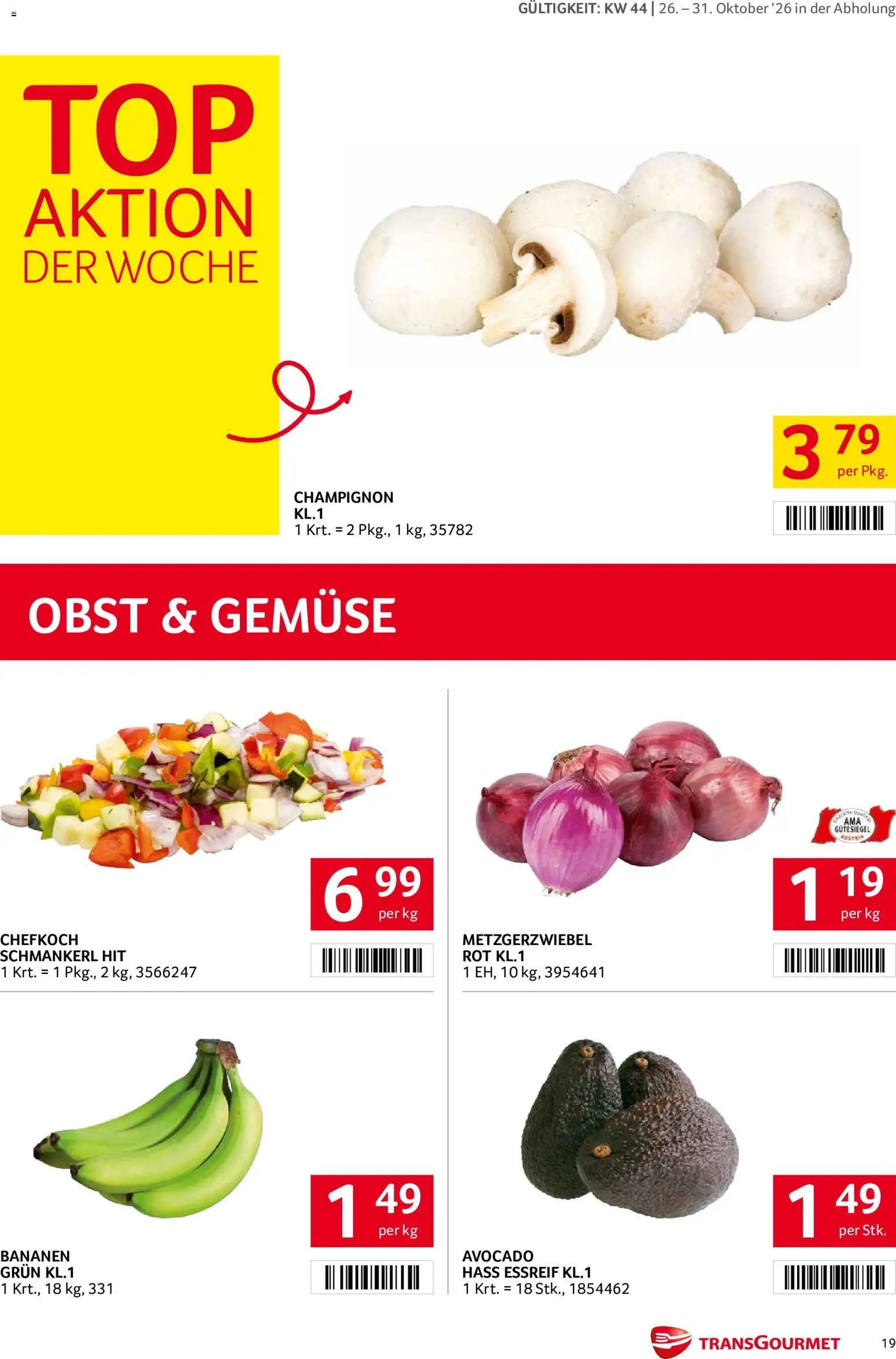 Transgourmet Abhol Aktion