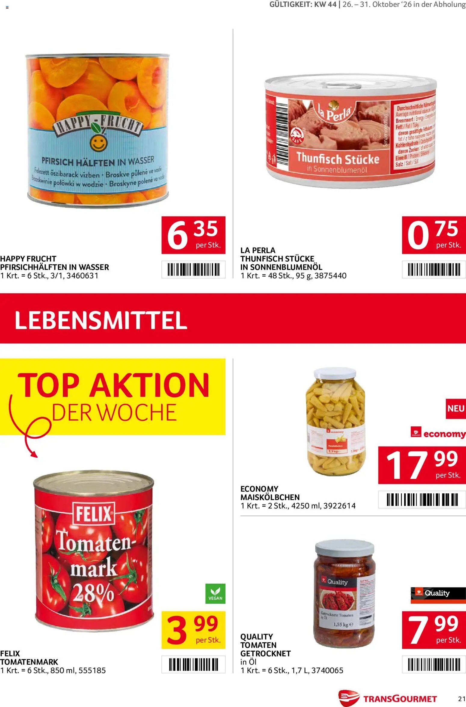 Transgourmet Abhol Aktion