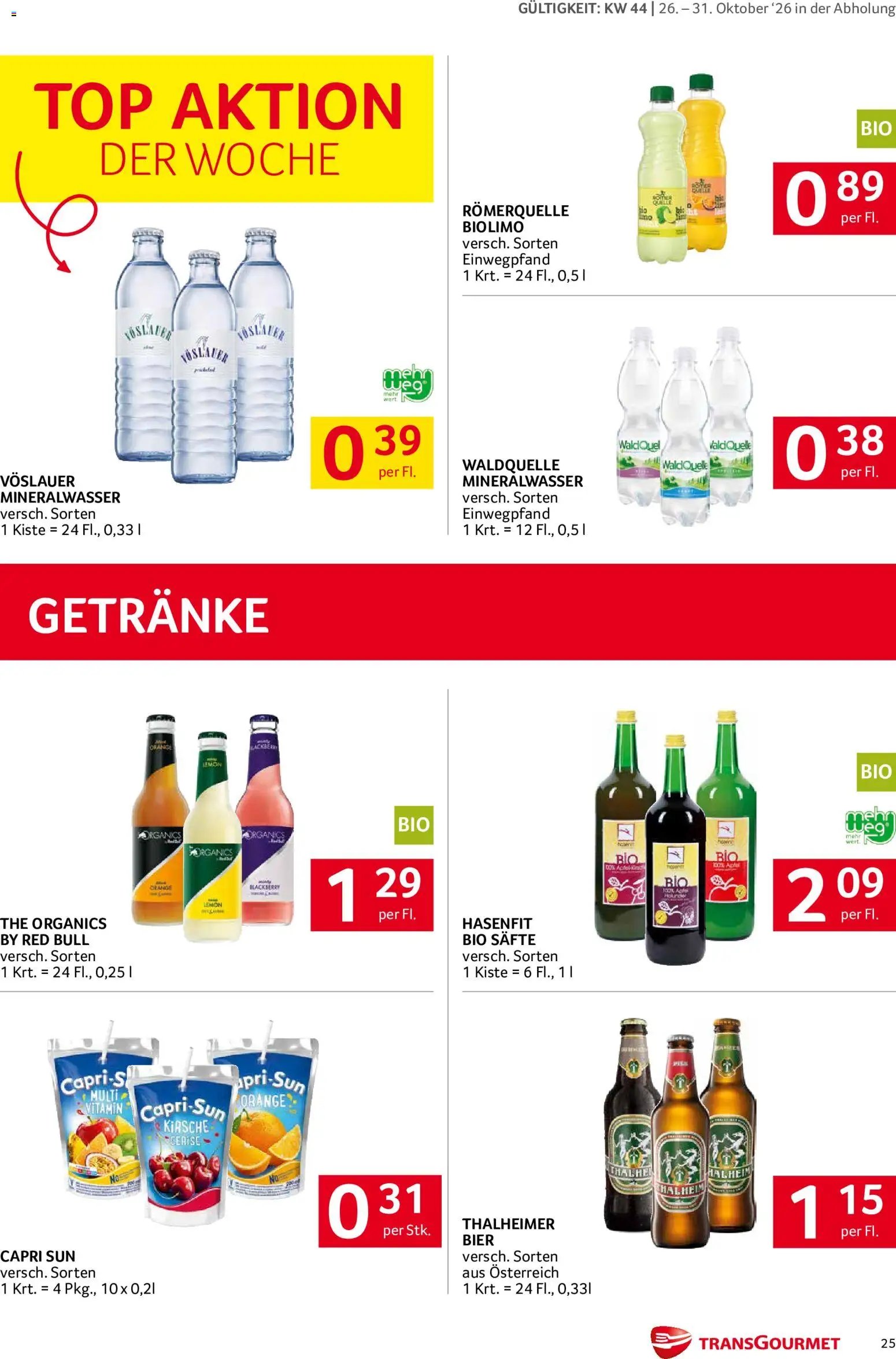 Transgourmet Abhol Aktion