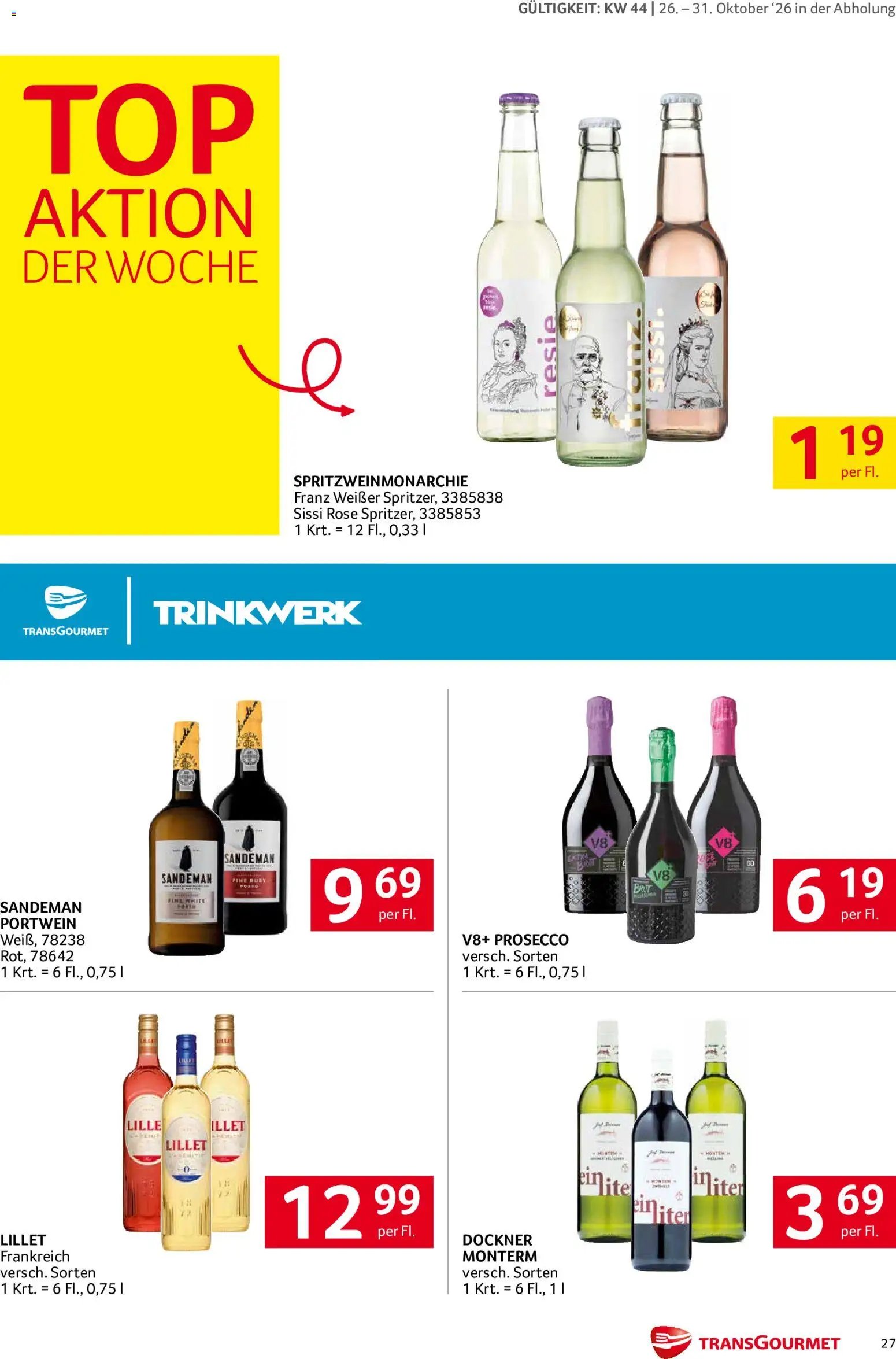 Transgourmet Abhol Aktion