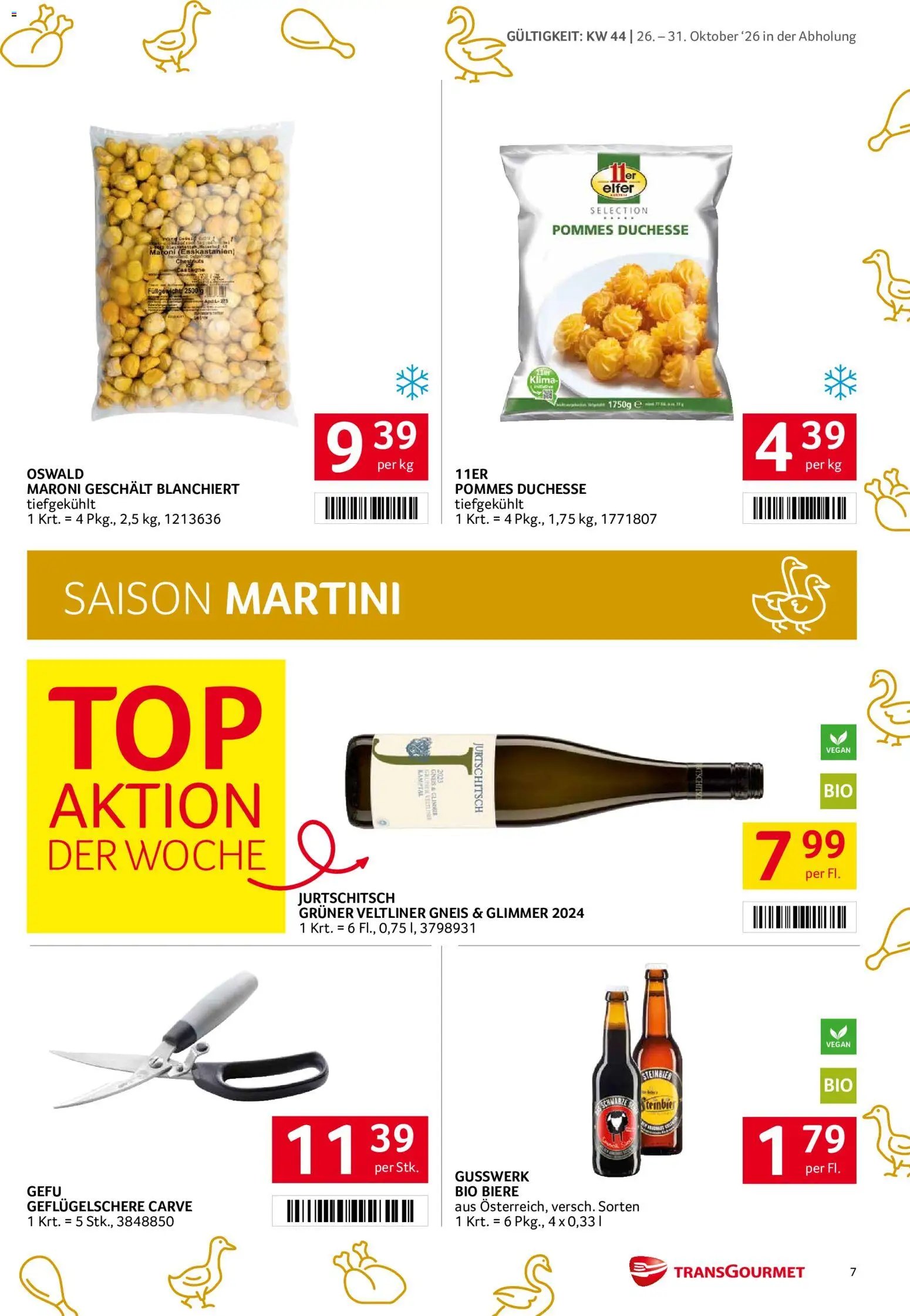 Transgourmet Abhol Aktion