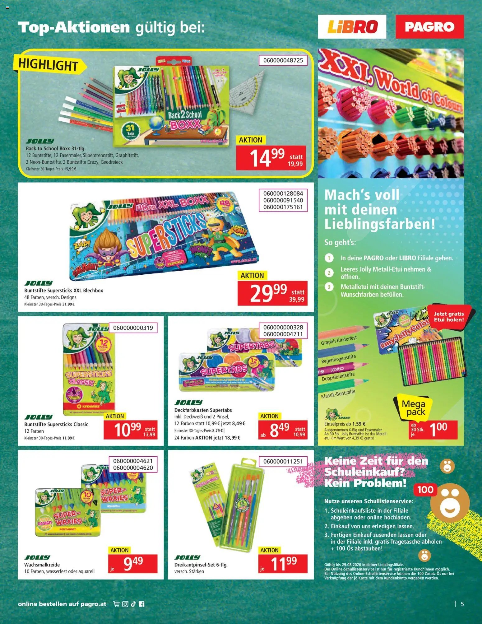 Pagro-Diskont Flugblatt