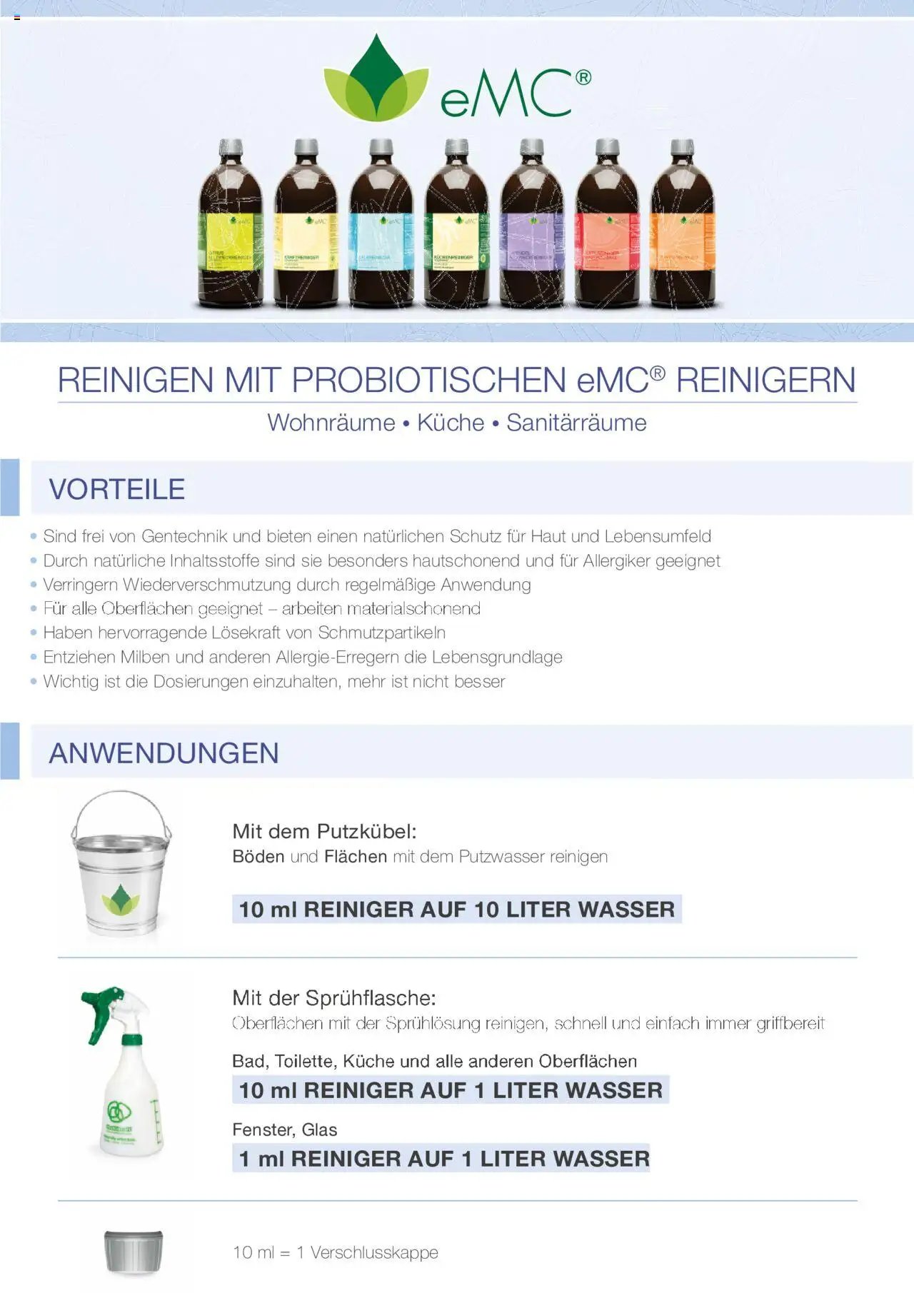 bellaflora - Reinigen mit probiotischen Reinigern