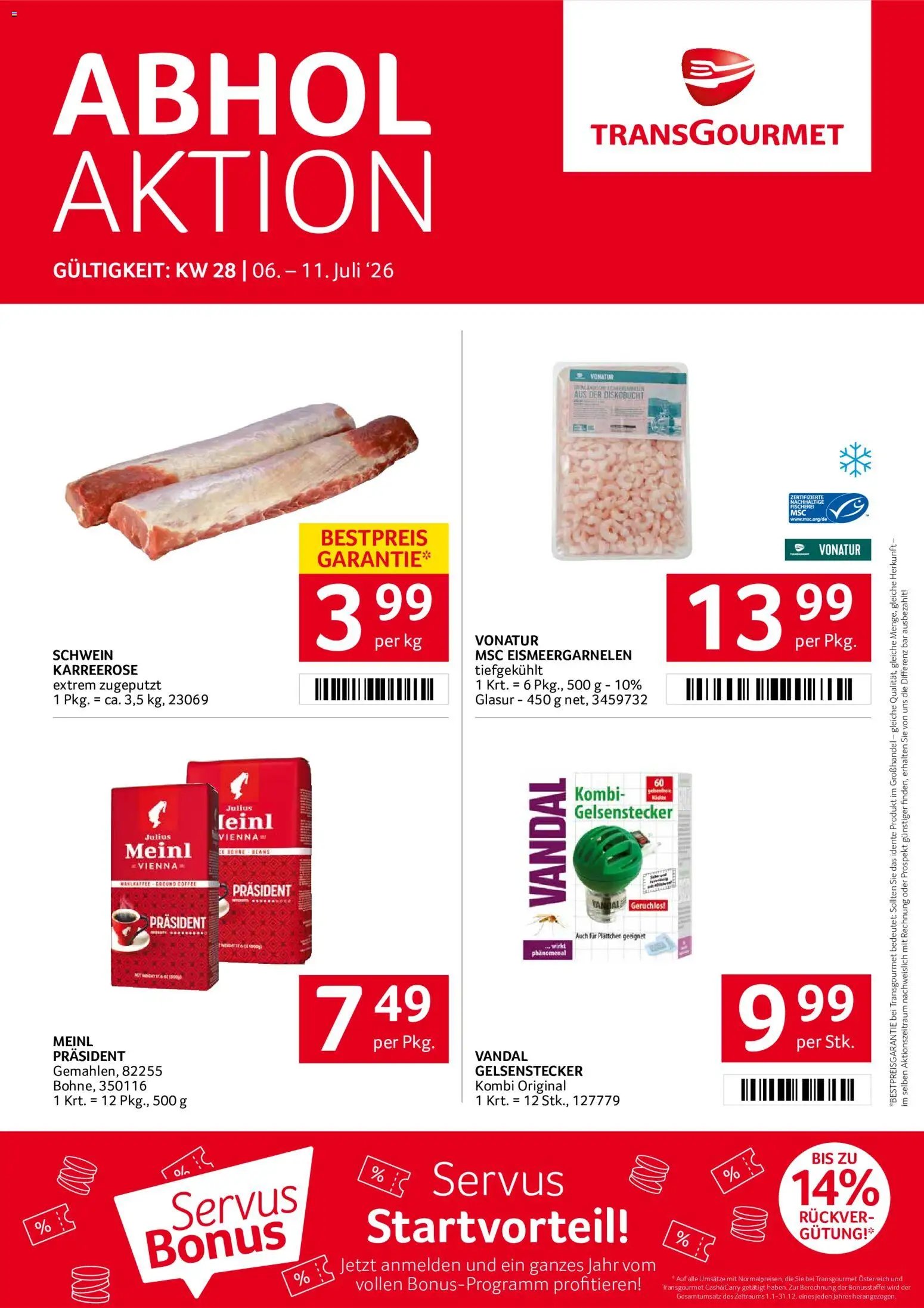 Transgourmet Flugblatt