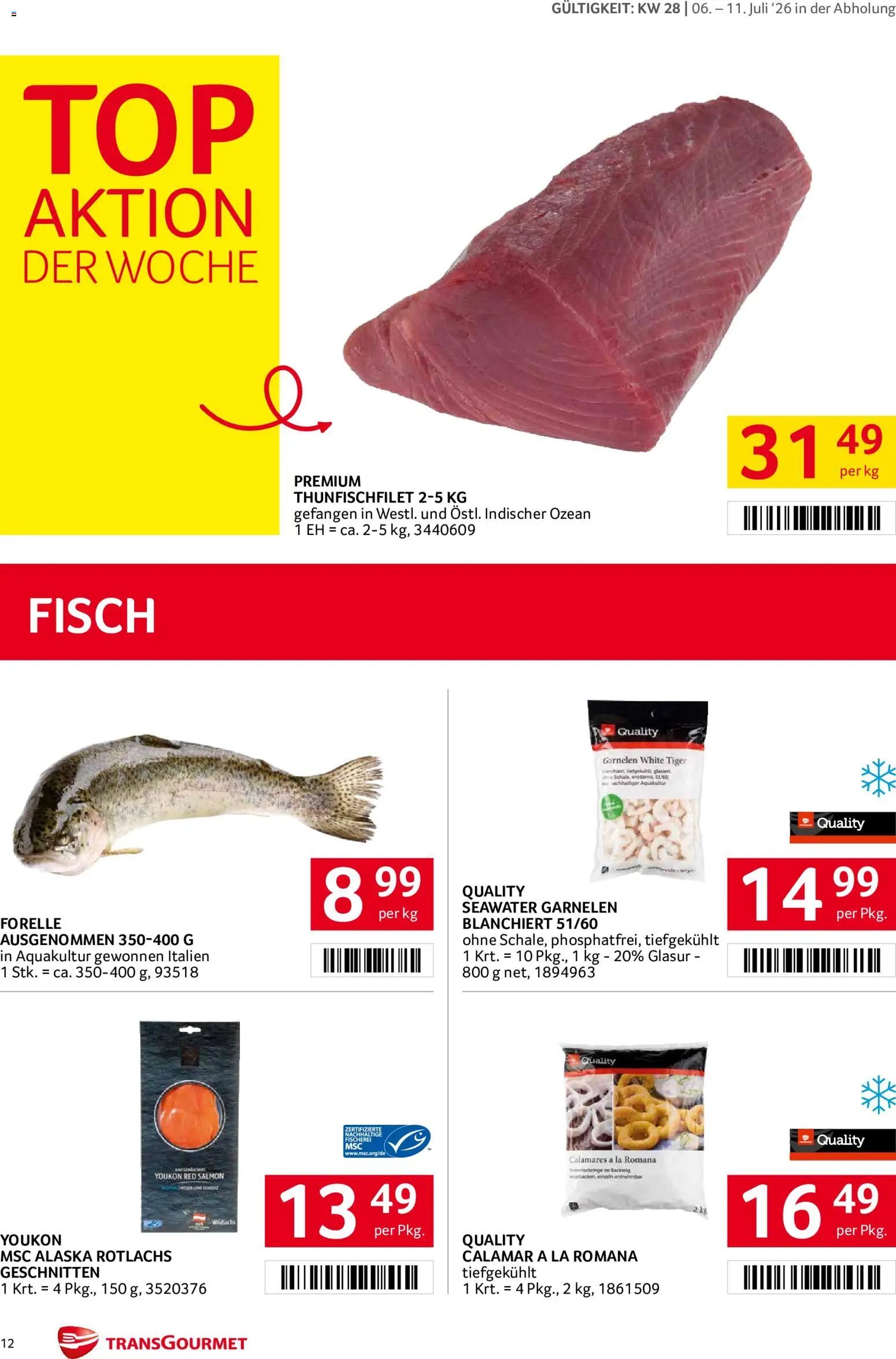 Transgourmet Flugblatt