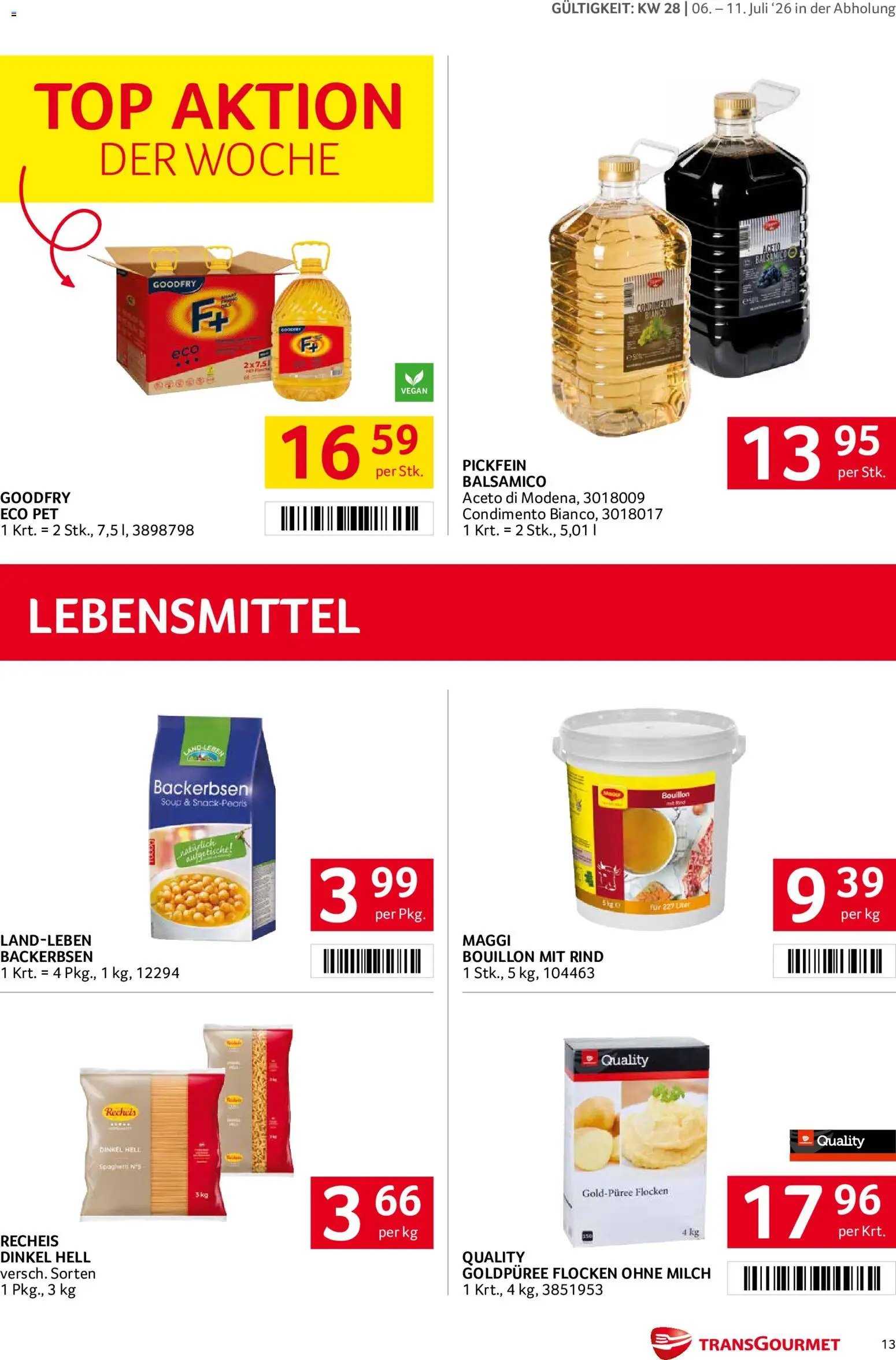 Transgourmet Flugblatt