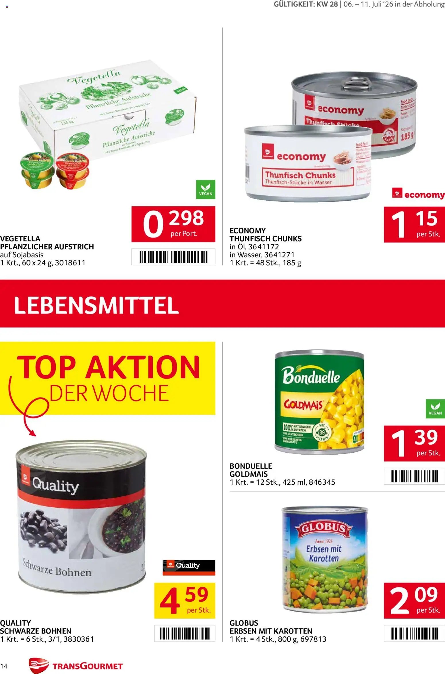 Transgourmet Flugblatt