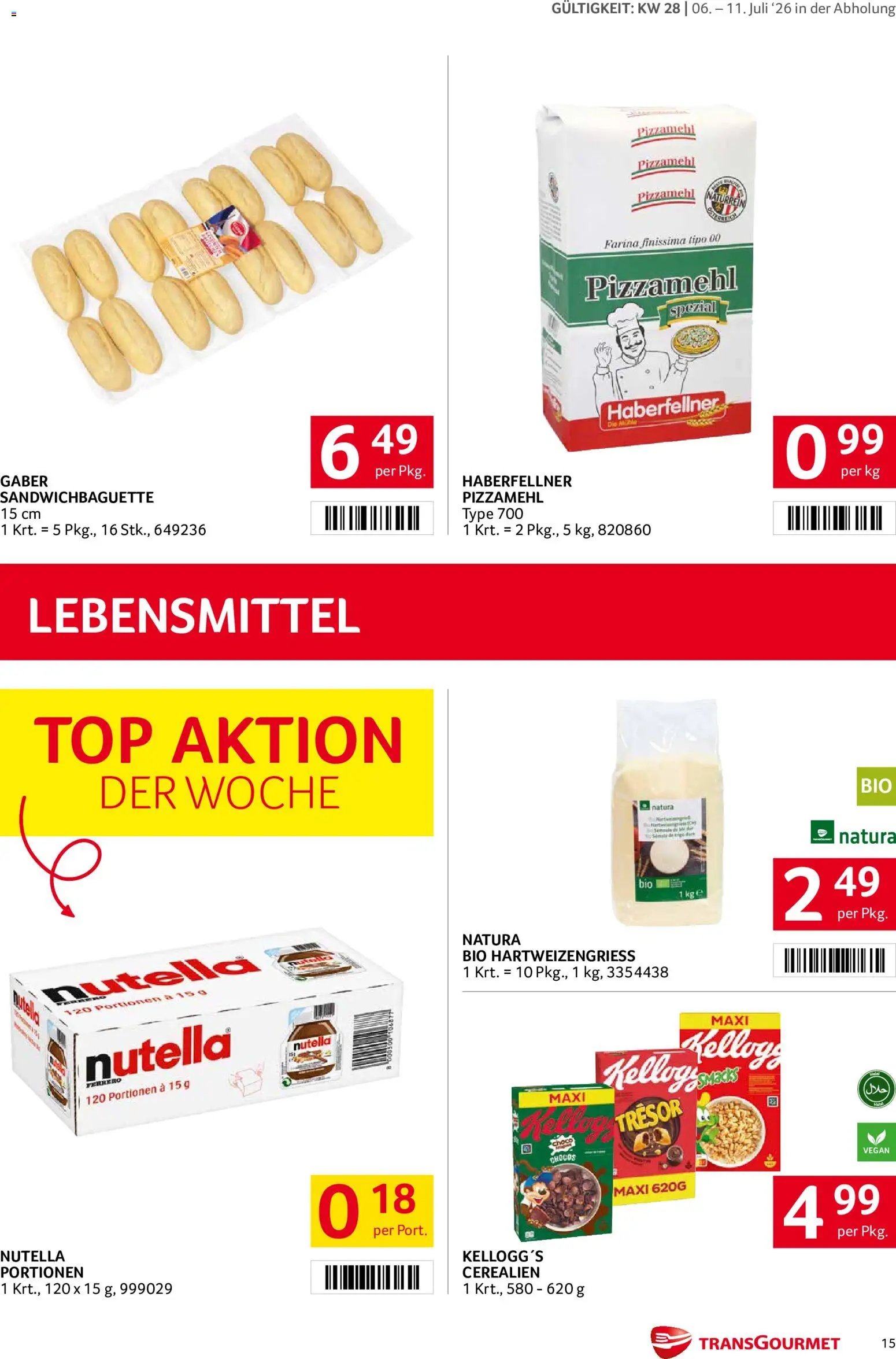 Transgourmet Flugblatt