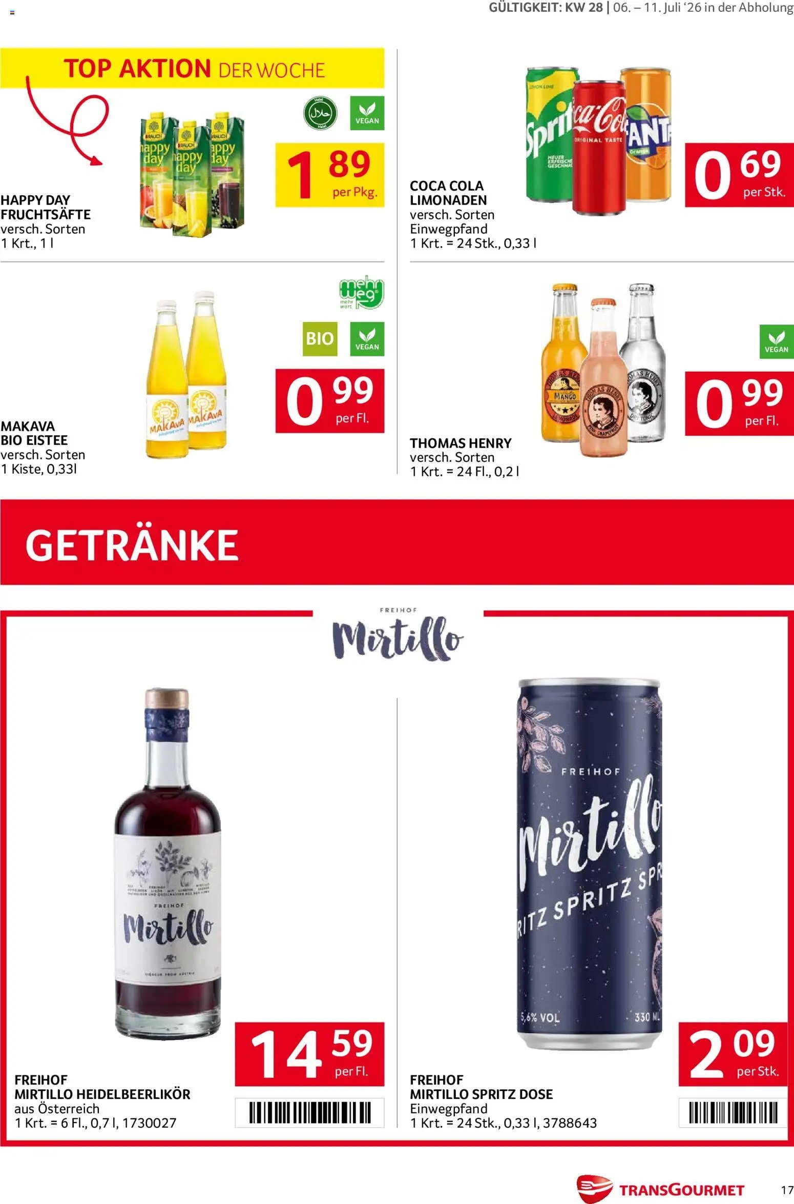 Transgourmet Flugblatt