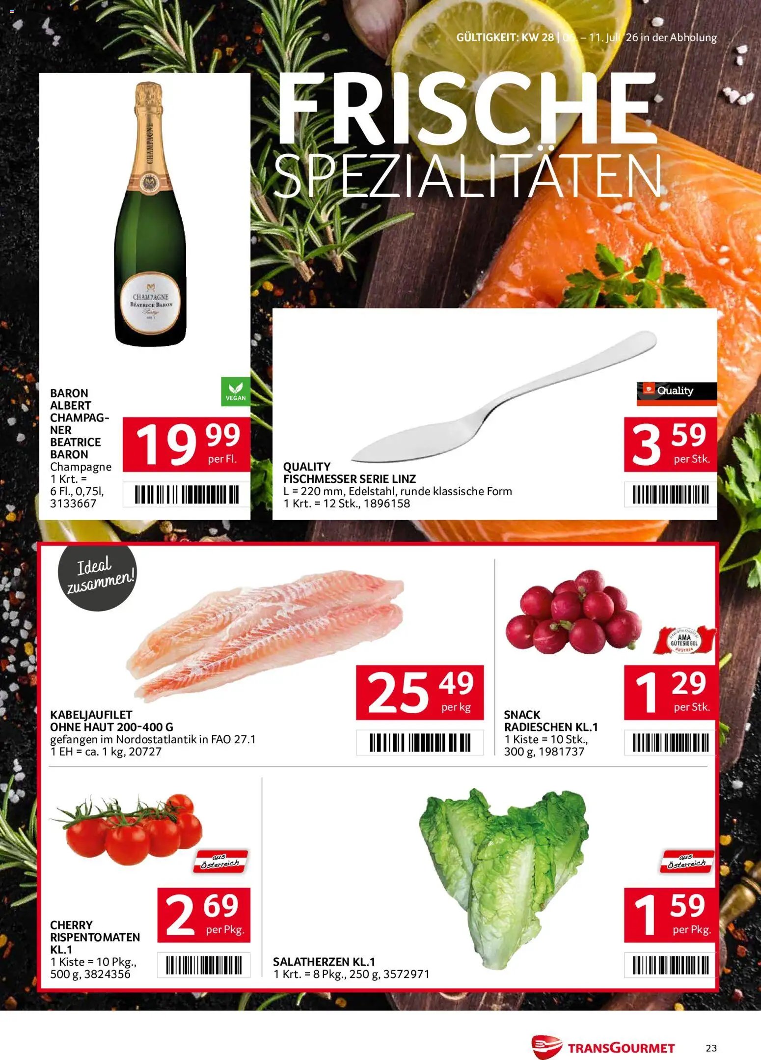 Transgourmet Flugblatt
