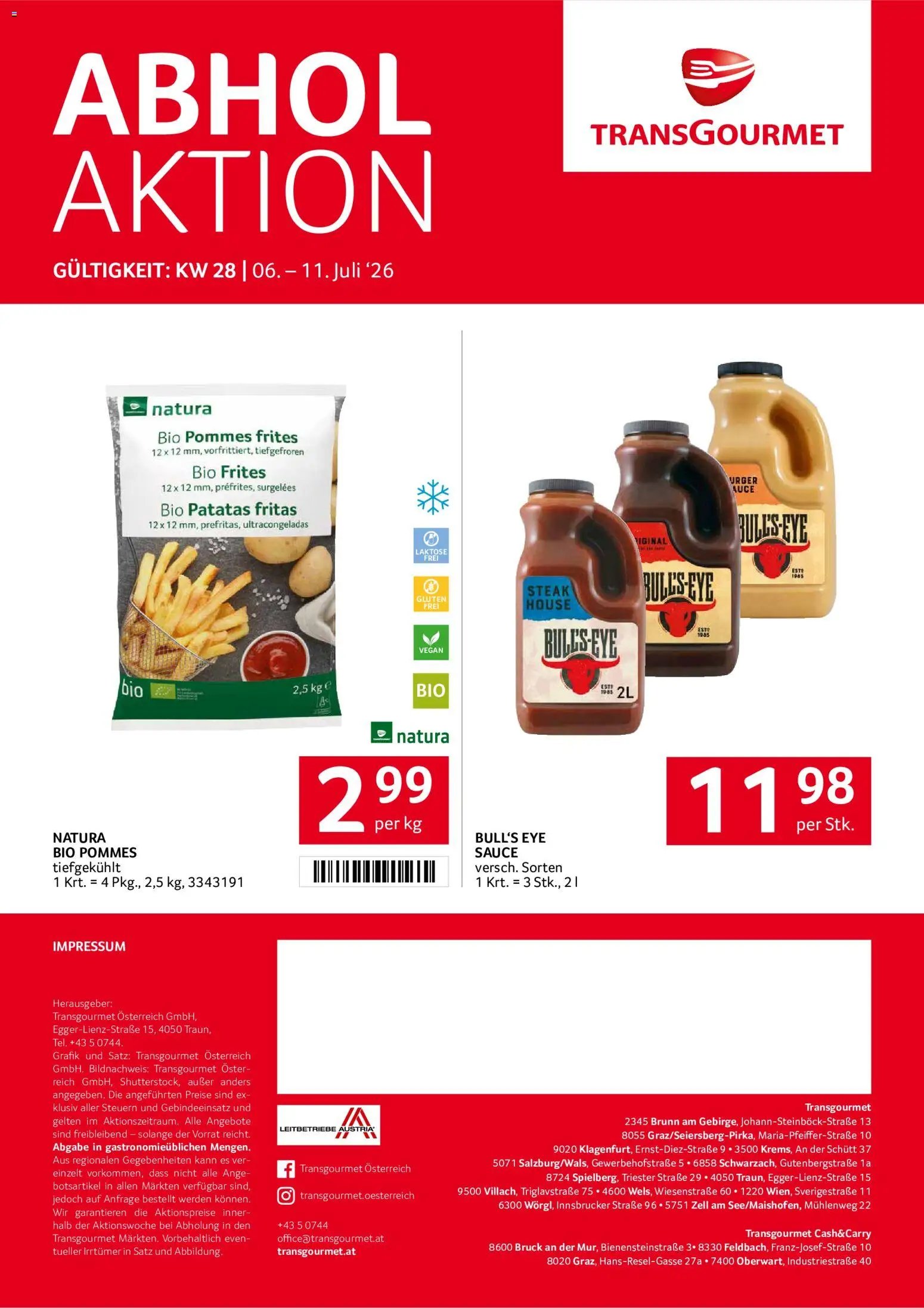 Transgourmet Flugblatt