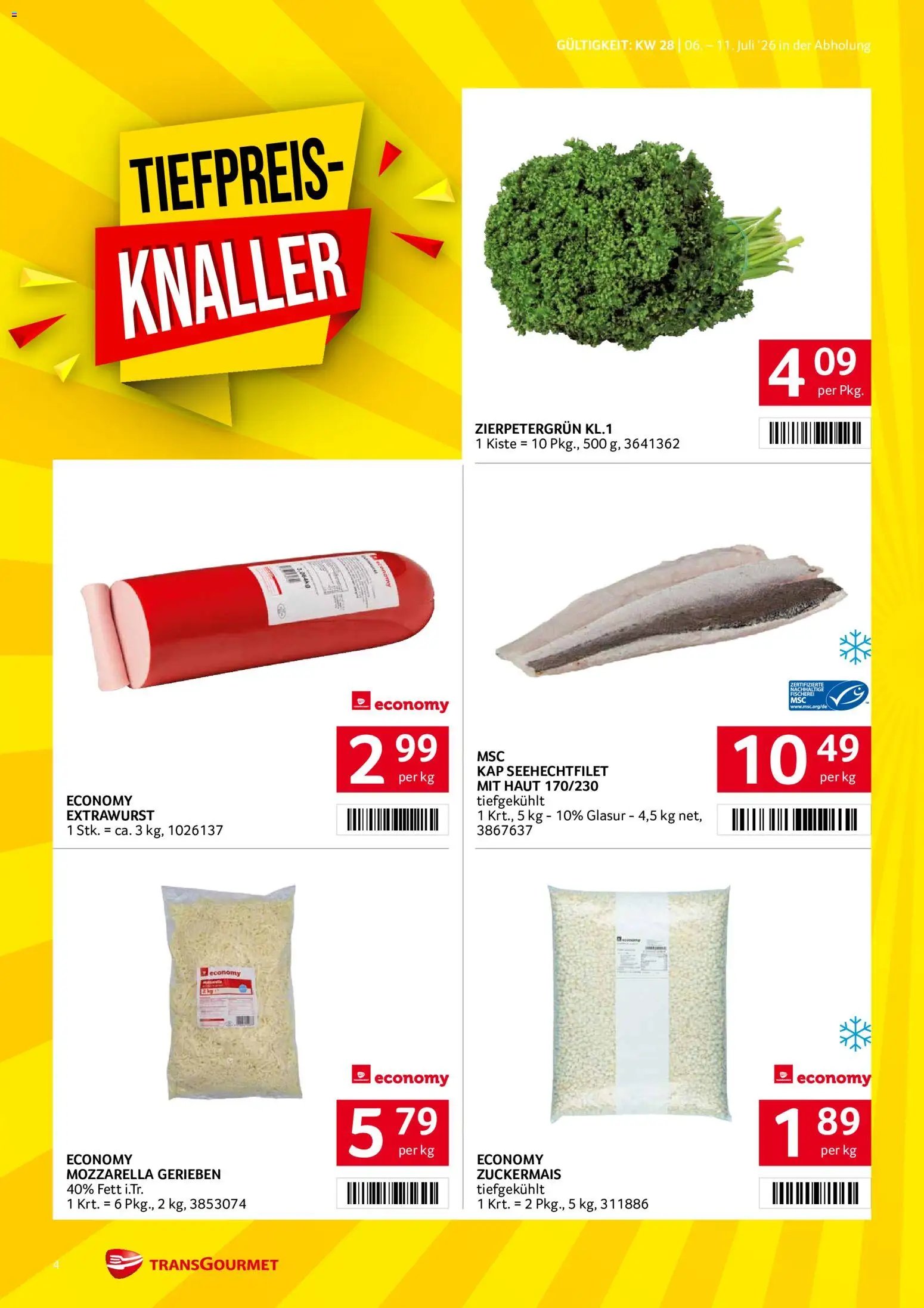 Transgourmet Flugblatt