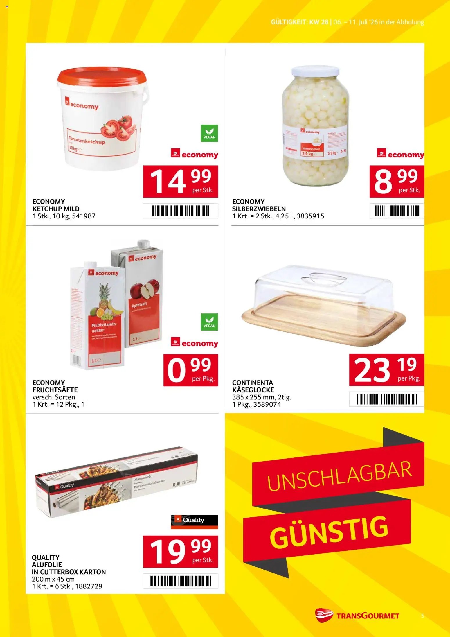 Transgourmet Flugblatt