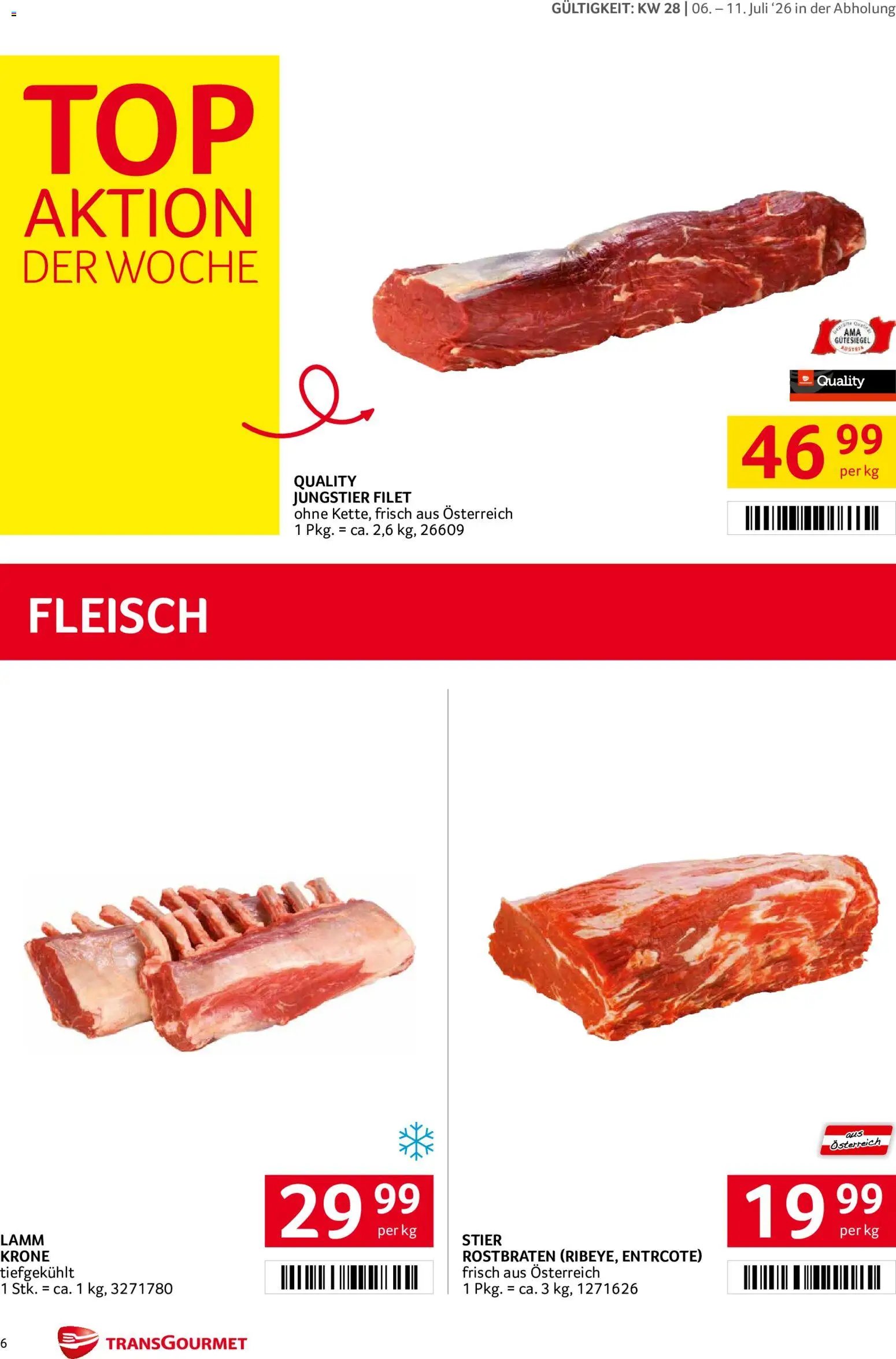 Transgourmet Flugblatt