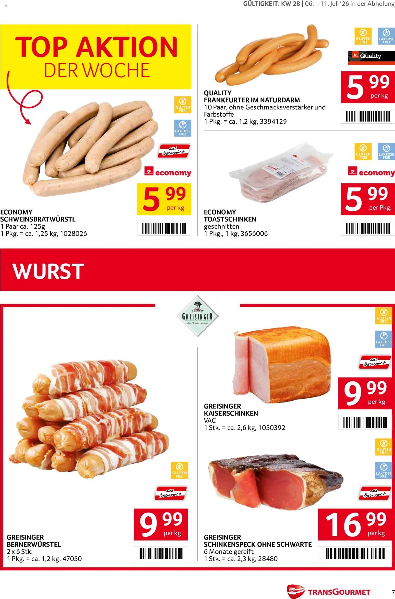 Transgourmet Flugblatt