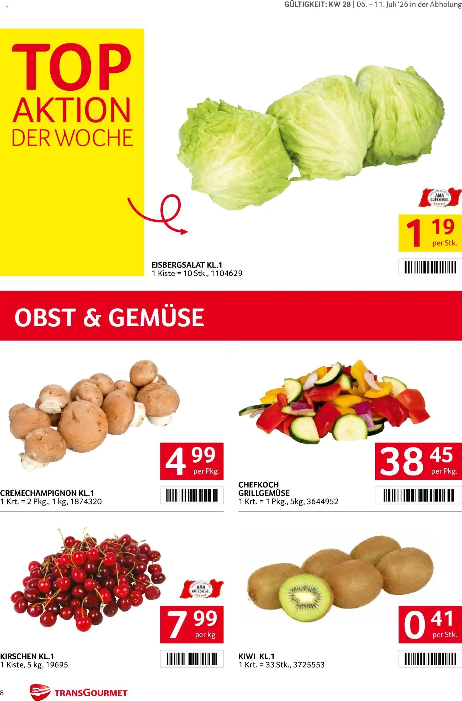 Transgourmet Flugblatt