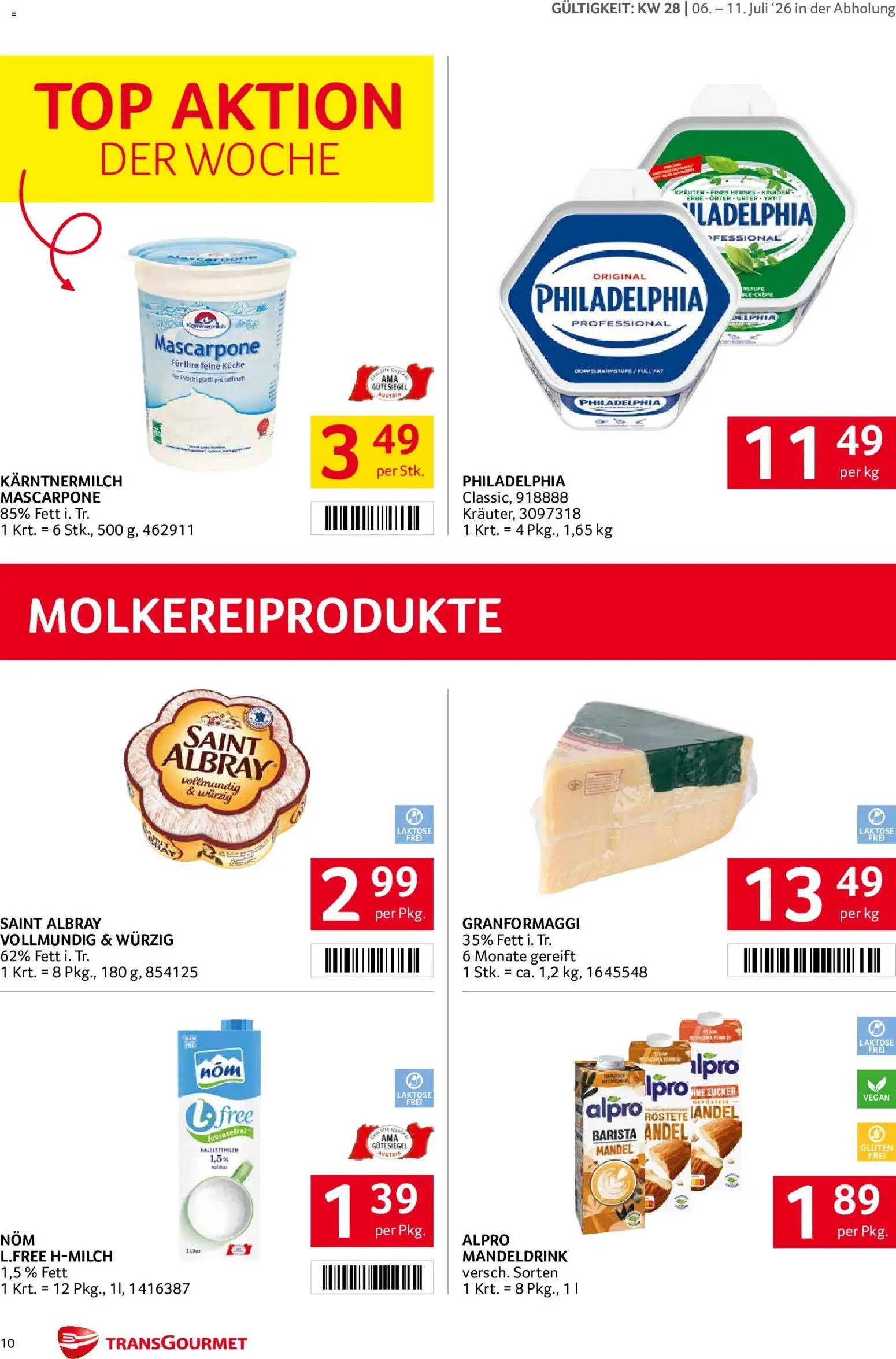 Transgourmet Flugblatt