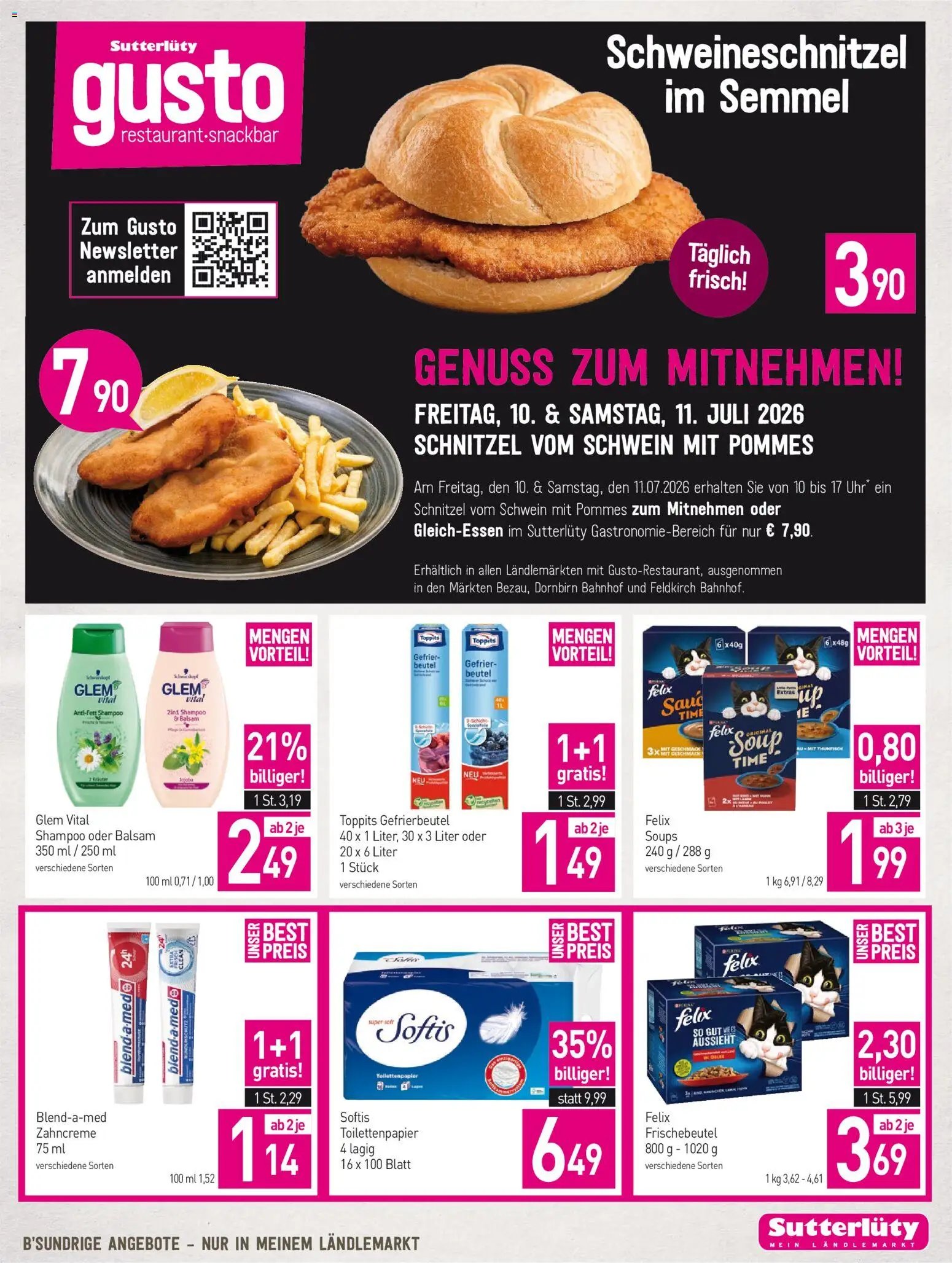 Sutterlüty Flugblatt