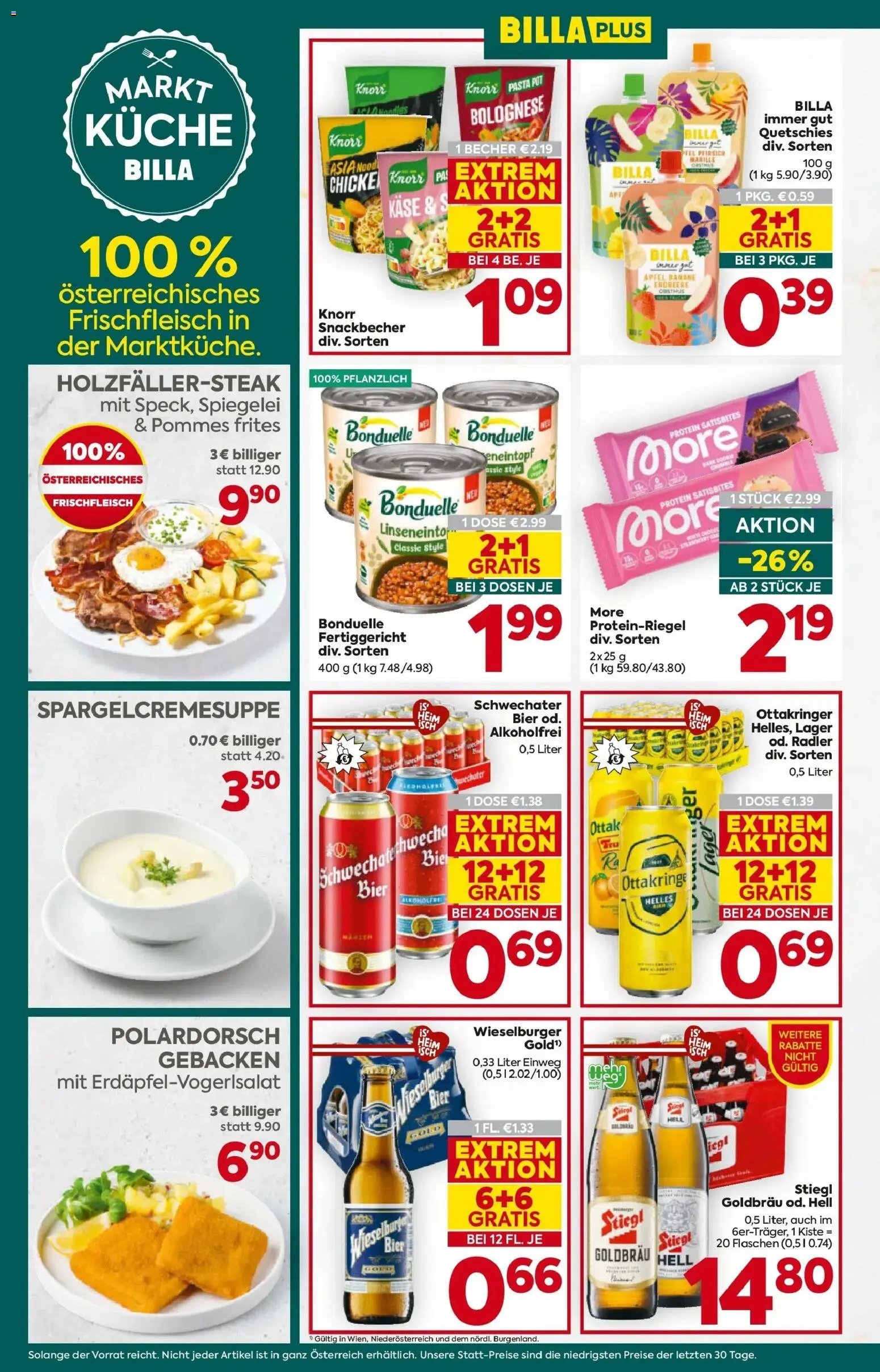 Billa Plus Flugblatt - Niederösterreich