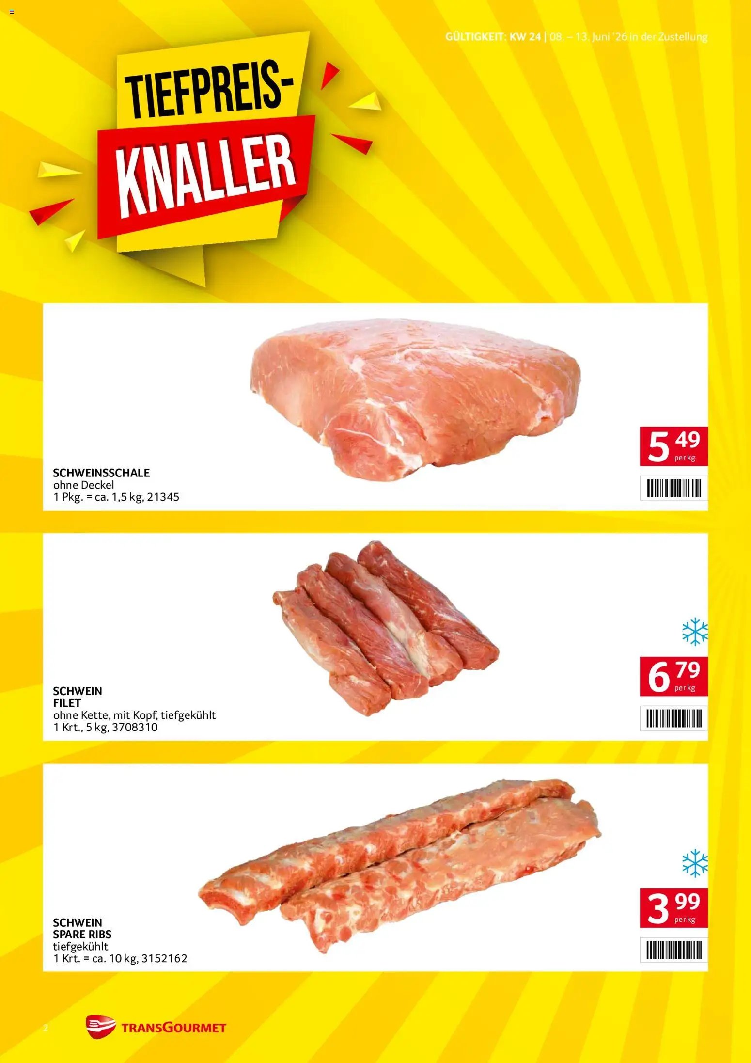 Transgourmet Zustellaktion