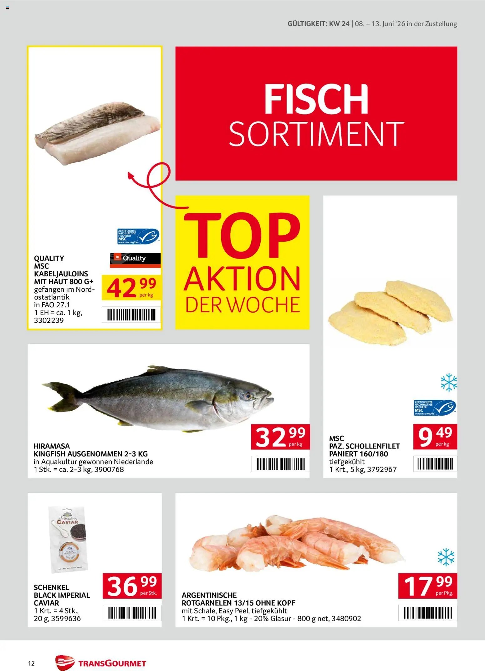Transgourmet Zustellaktion