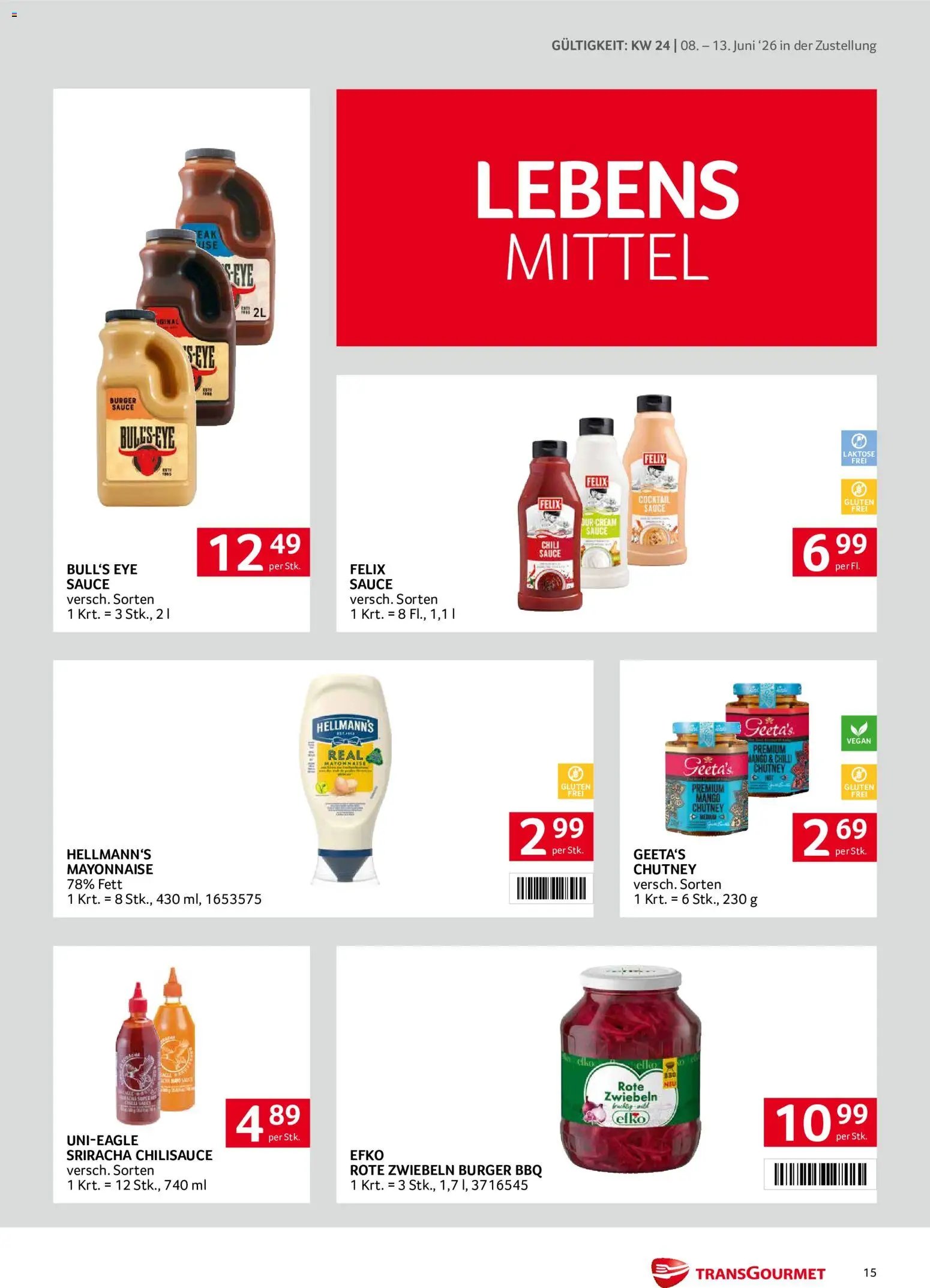 Transgourmet Zustellaktion