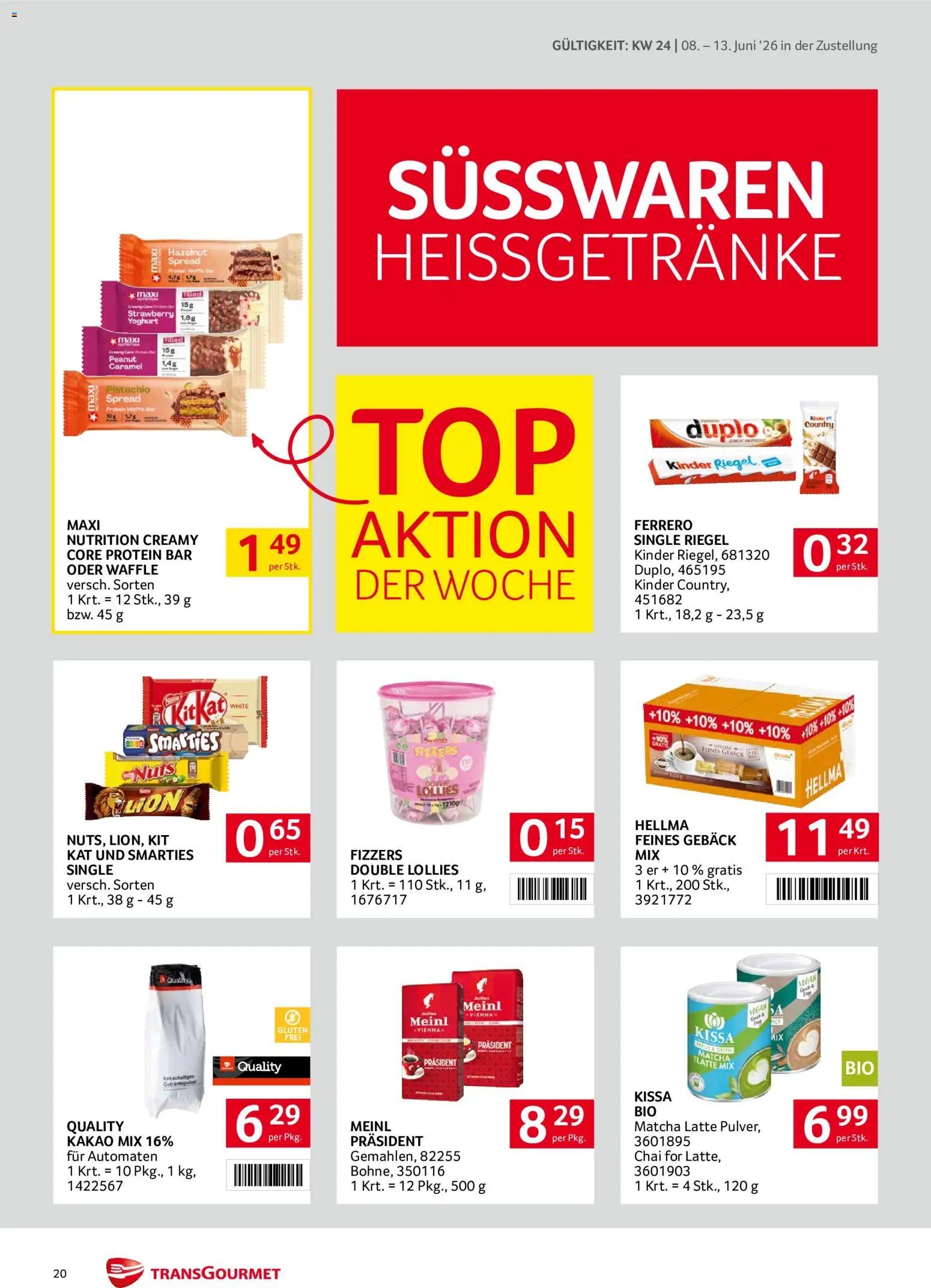 Transgourmet Zustellaktion