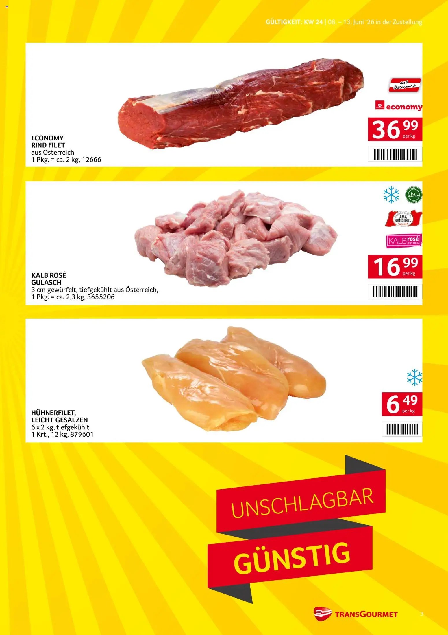 Transgourmet Zustellaktion