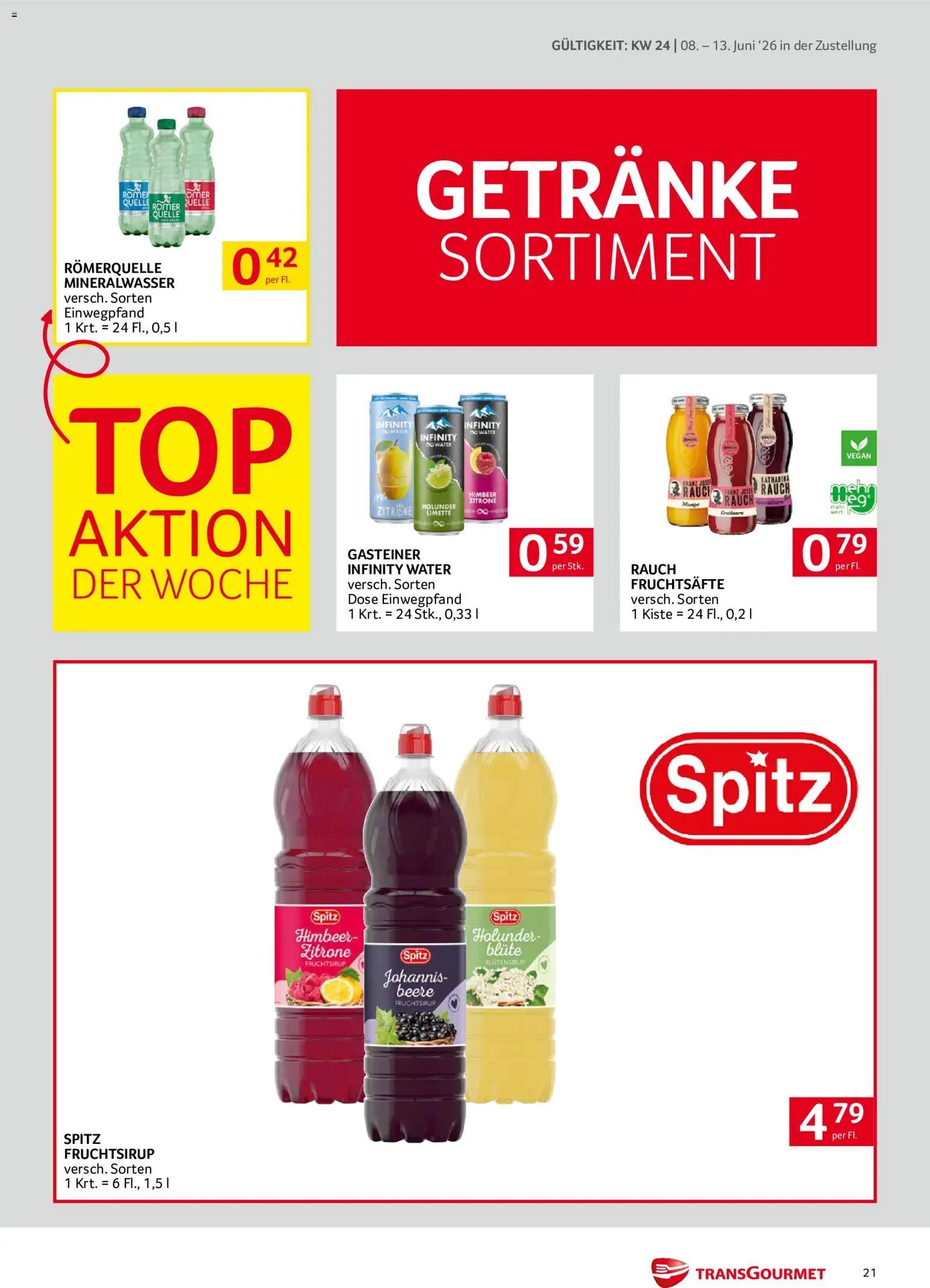 Transgourmet Zustellaktion