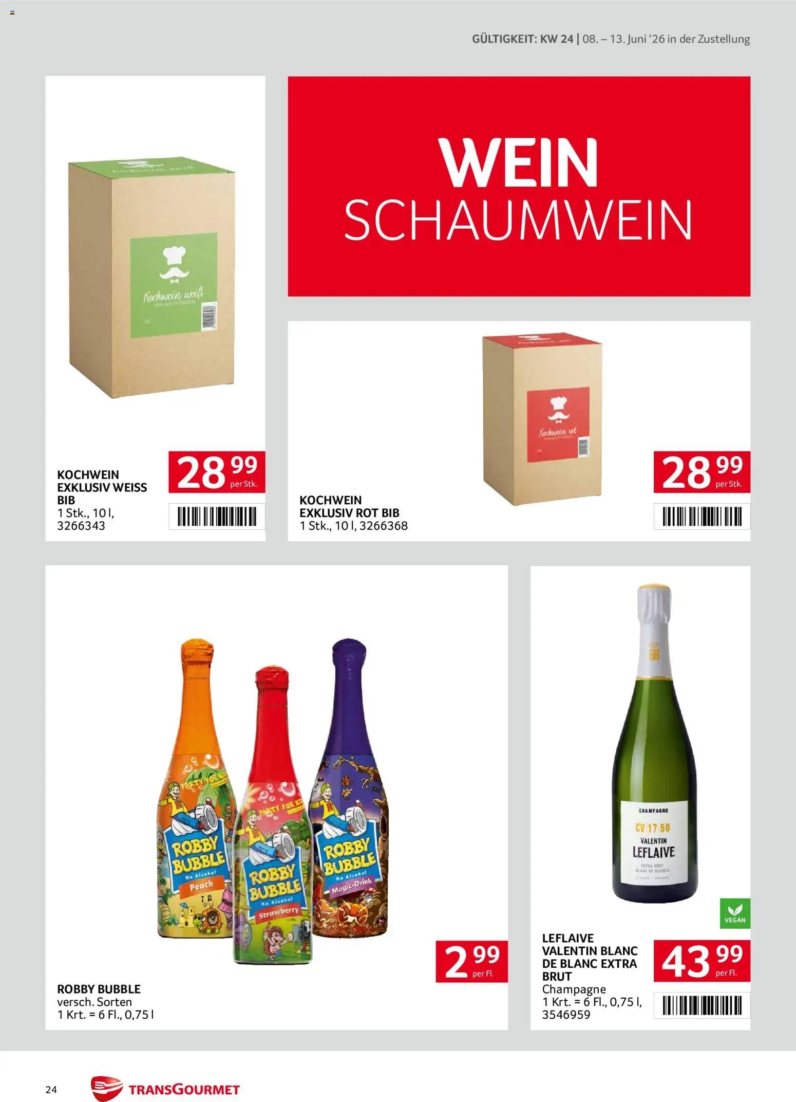 Transgourmet Zustellaktion
