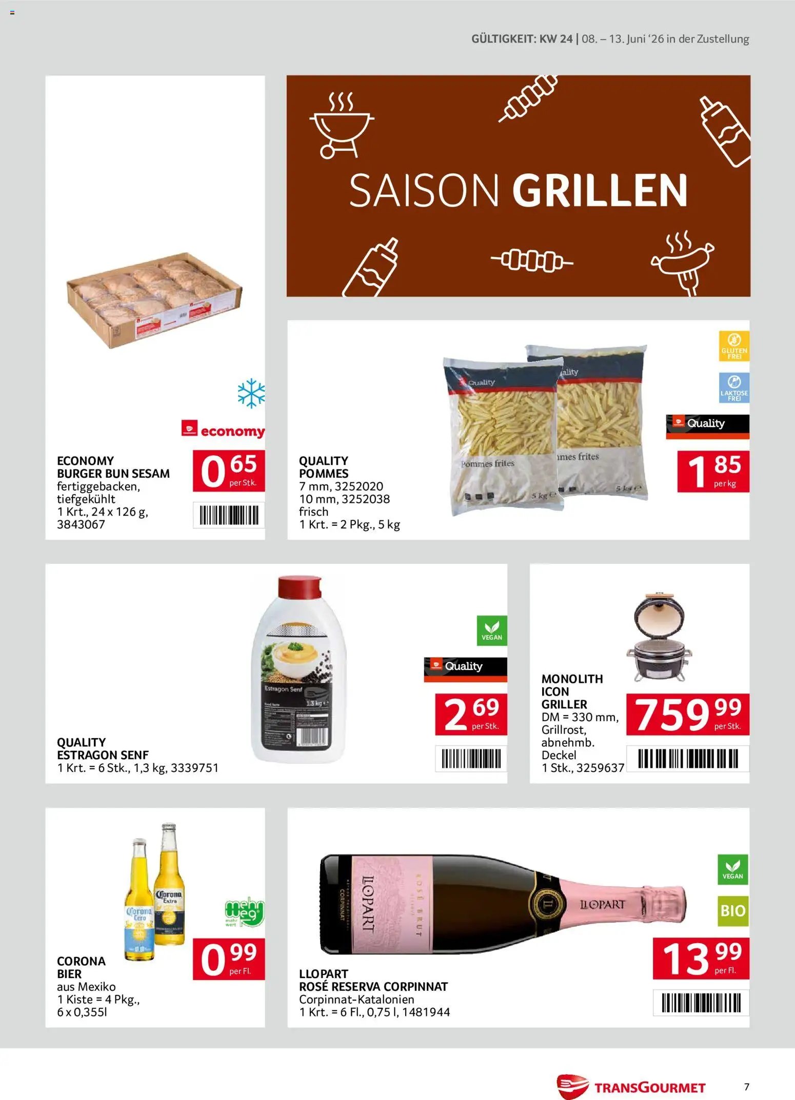 Transgourmet Zustellaktion