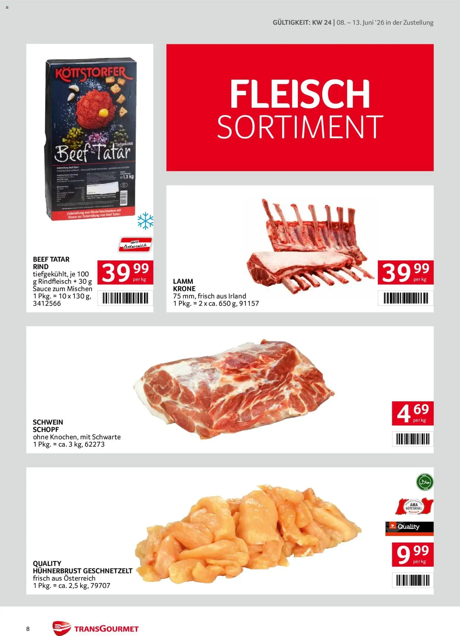 Transgourmet Zustellaktion