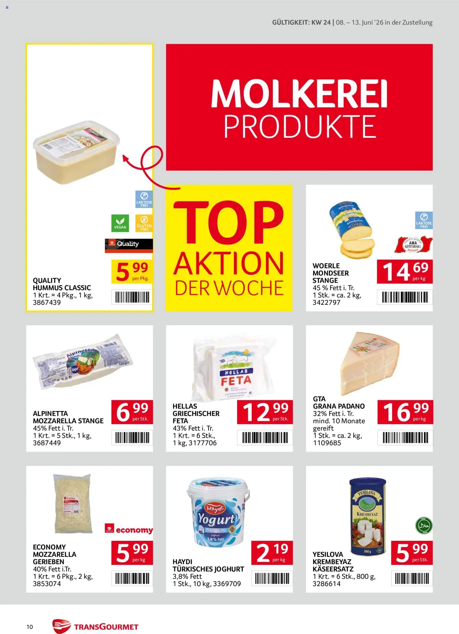Transgourmet Zustellaktion