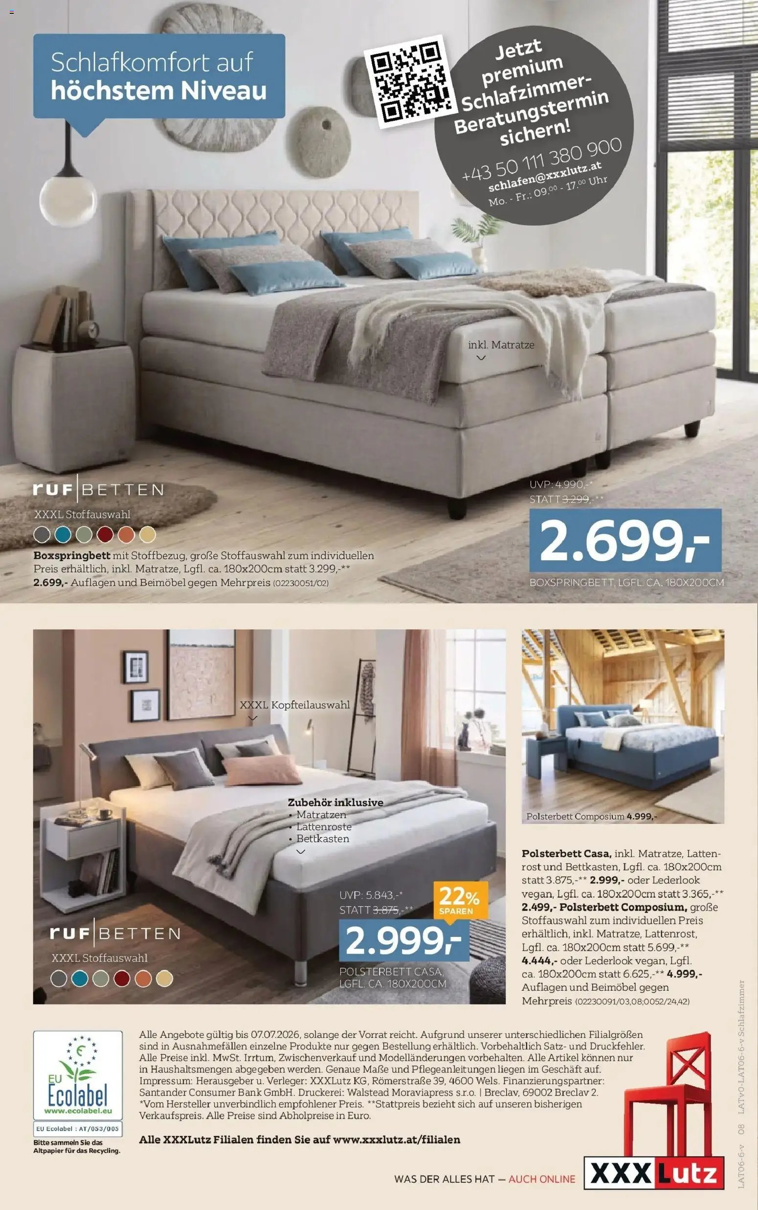 XXXLutz Schlafzimmer