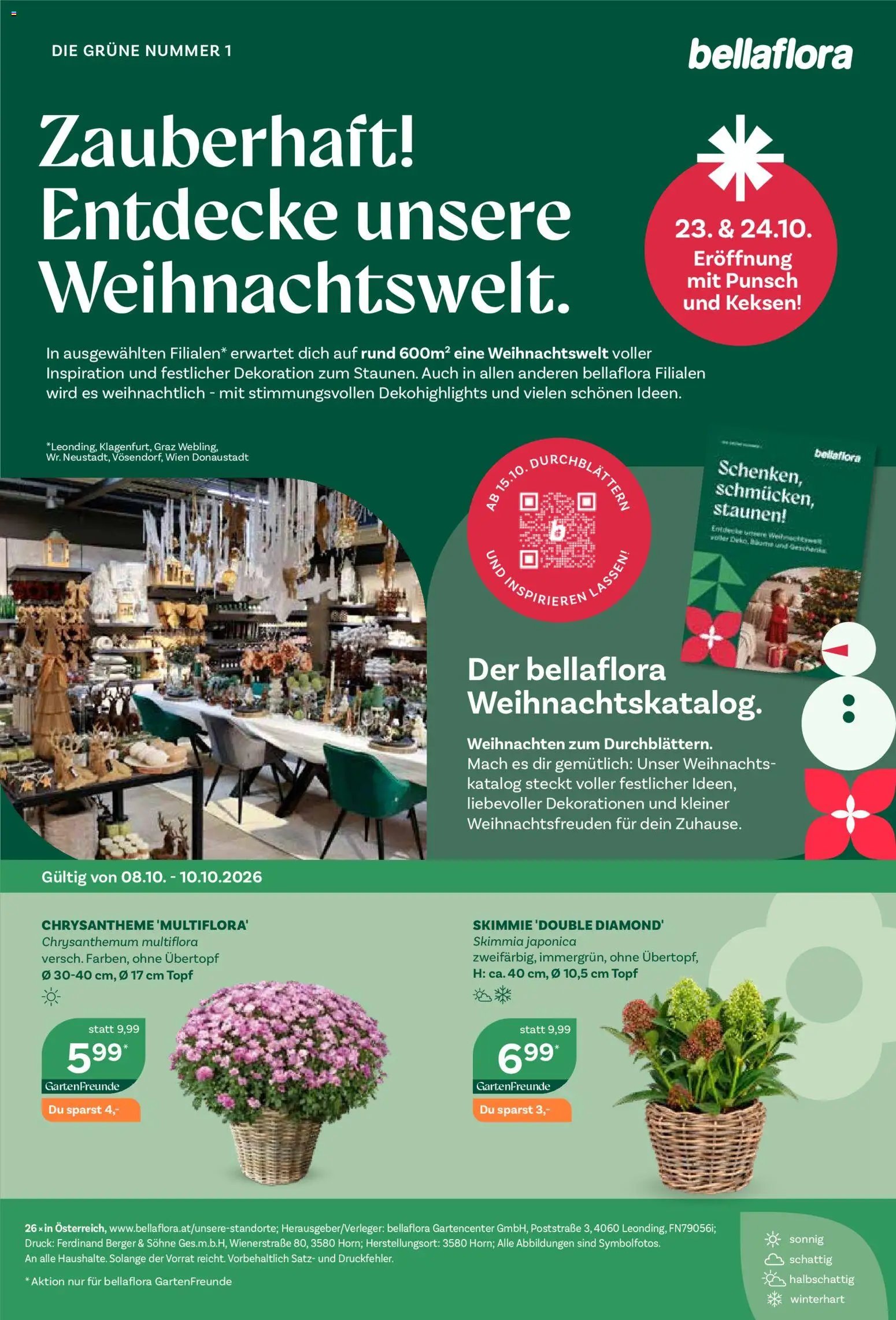 bellaflora Flugblatt