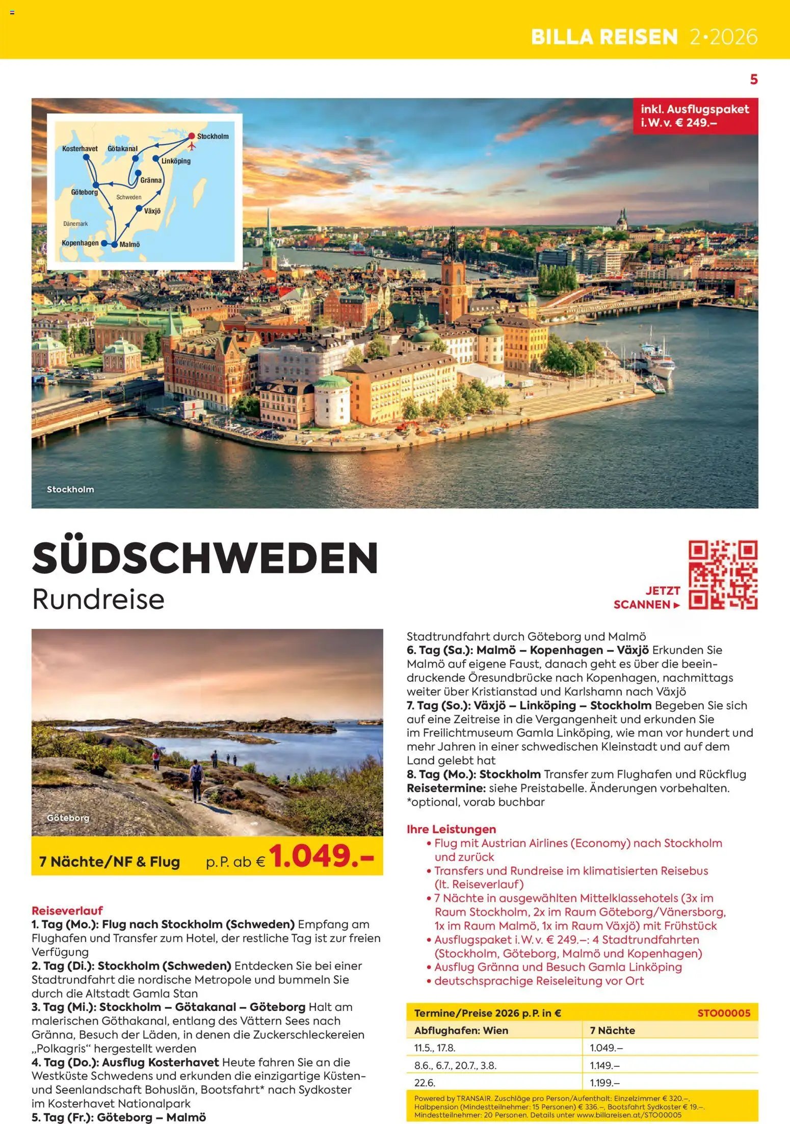 Billa- Billa Reisen Rundreise Highlights