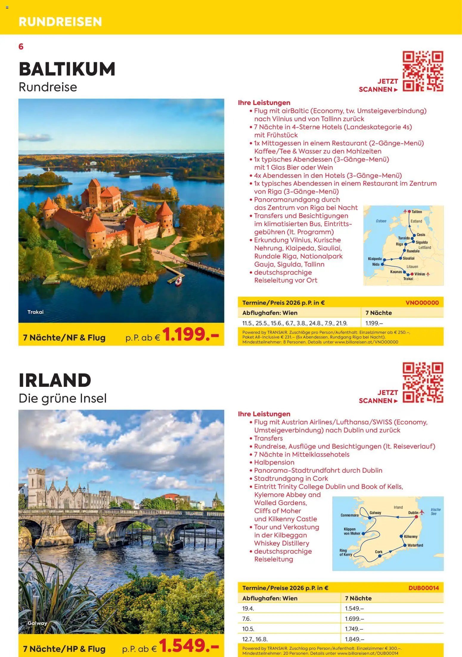 Billa- Billa Reisen Rundreise Highlights