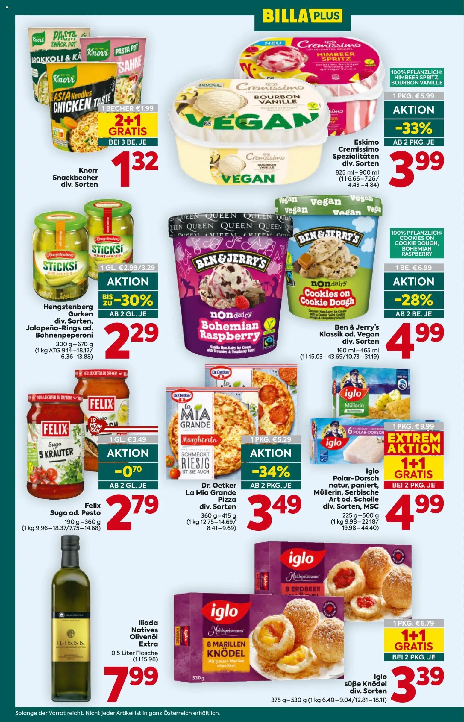 Billa Plus Flugblatt