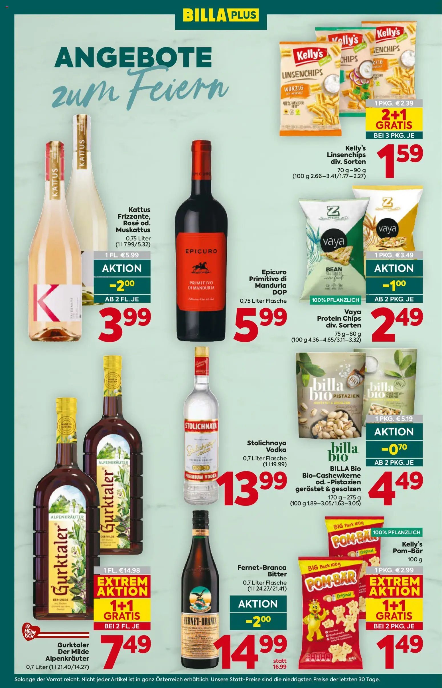 Billa Plus Flugblatt