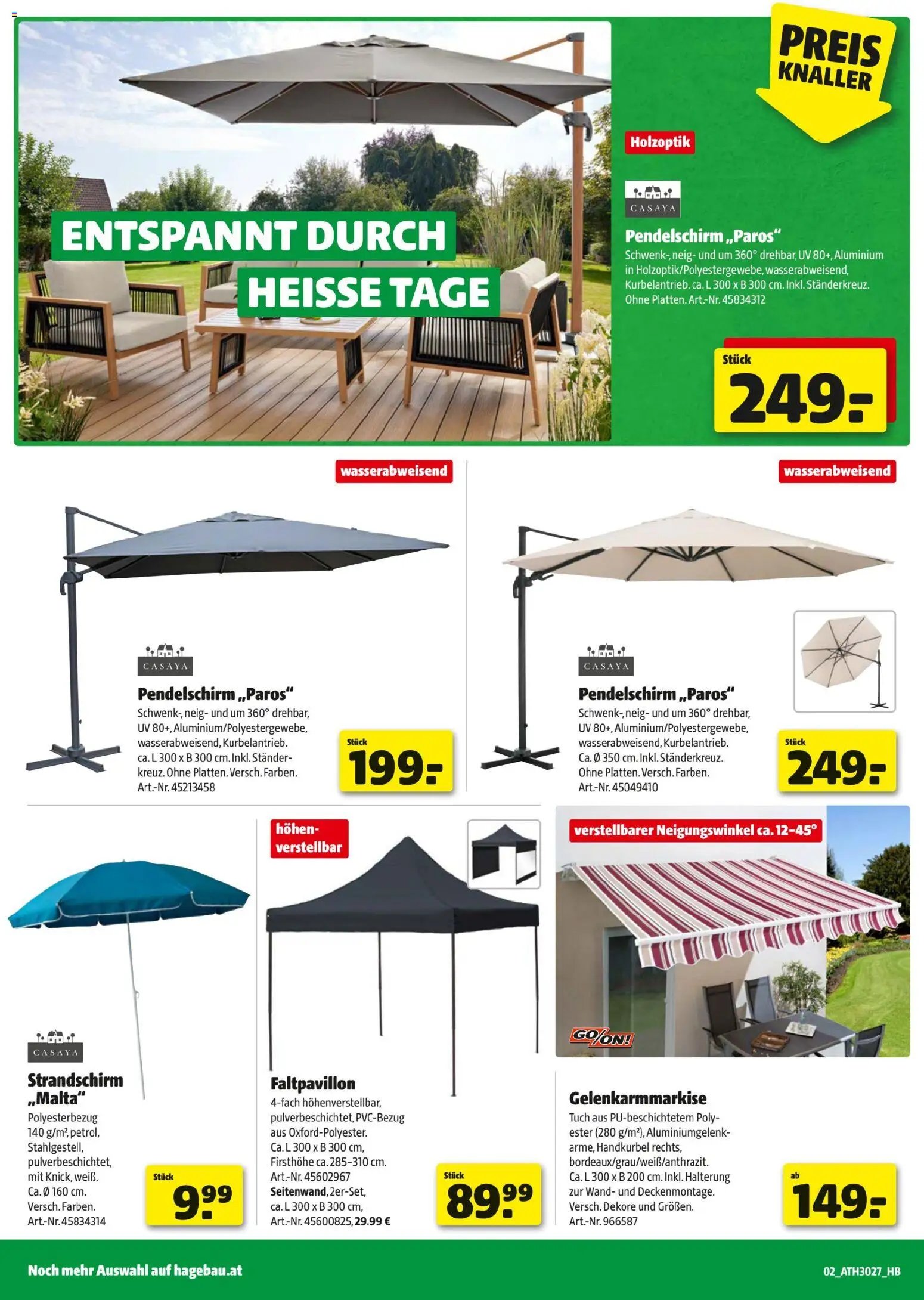 Hagebau Flugblatt