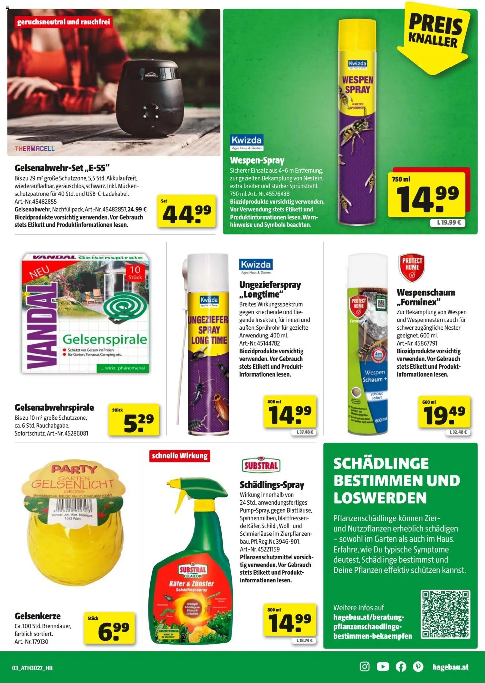 Hagebau Flugblatt