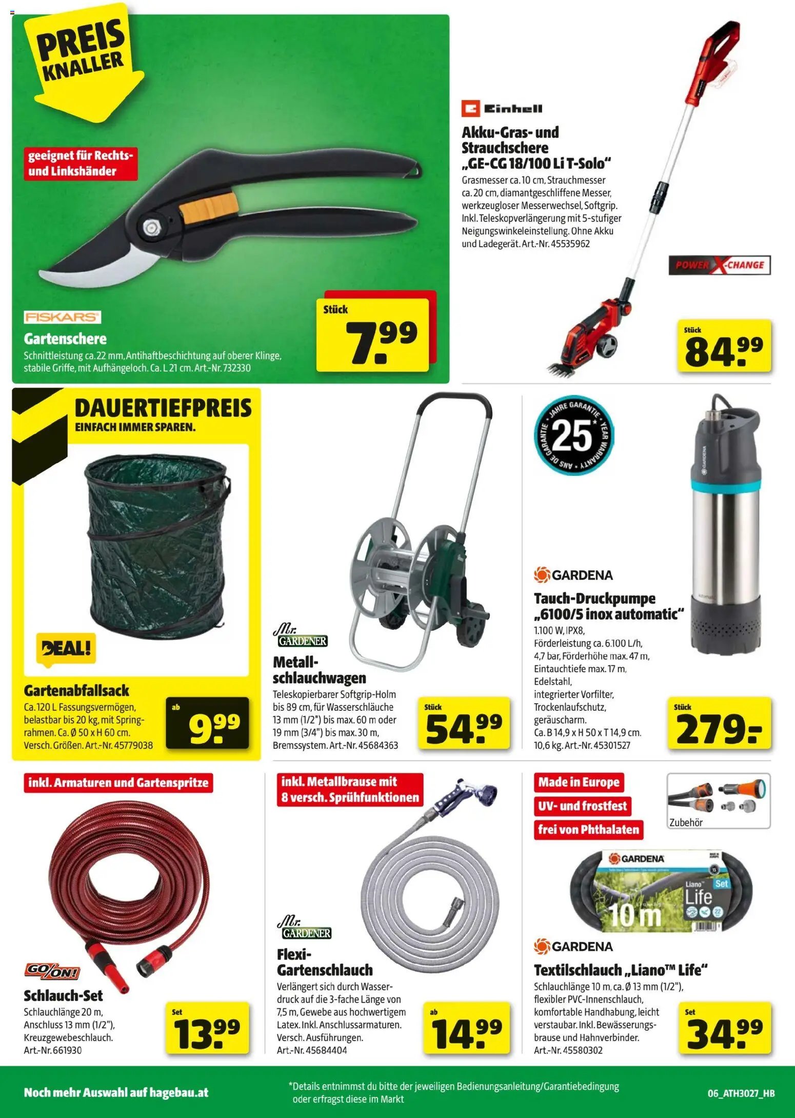 Hagebau Flugblatt