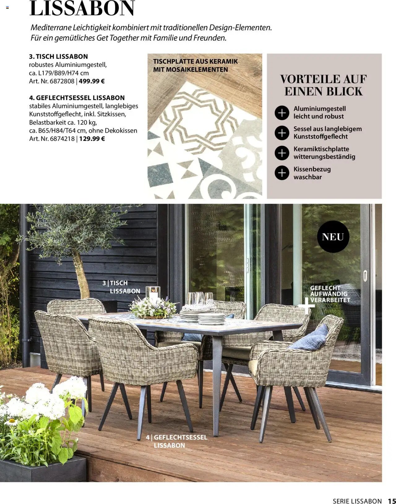 Dehner Gartenmöbel Trends 2025